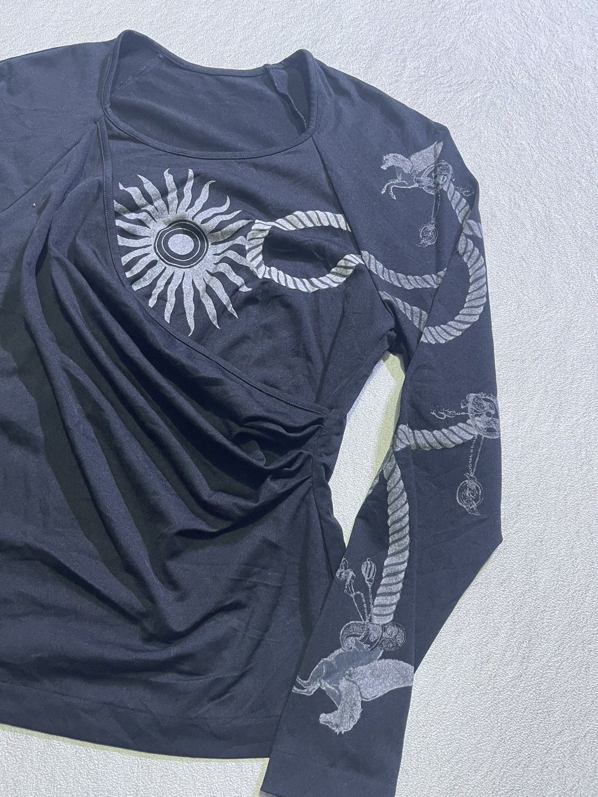 Hysteric Glamour Y2K LONG SLEEVE TSHIRT MOTIF IFSIX WASNINE STYLE Size US M / EU 48-50 / 2 - 5 Thumbnail