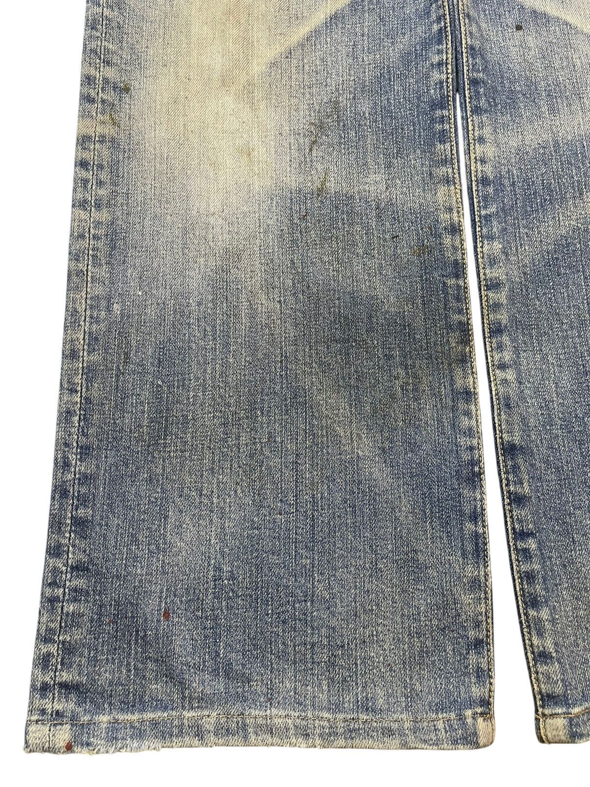 JNCO Vintage Japanese Brand Mud Faded Wash Style Baggy Jeans Size US 31 - 7 Thumbnail