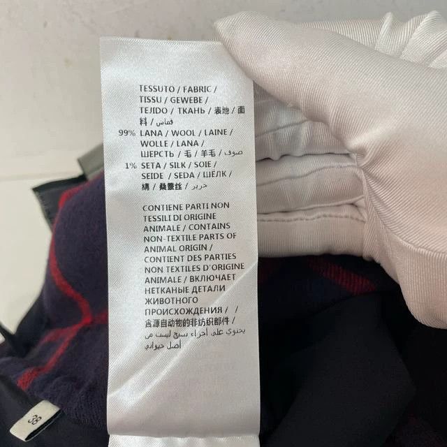 Gucci Gucci Purple wool logo skirt Size 25" / US 0 / IT 36 - 8 Thumbnail