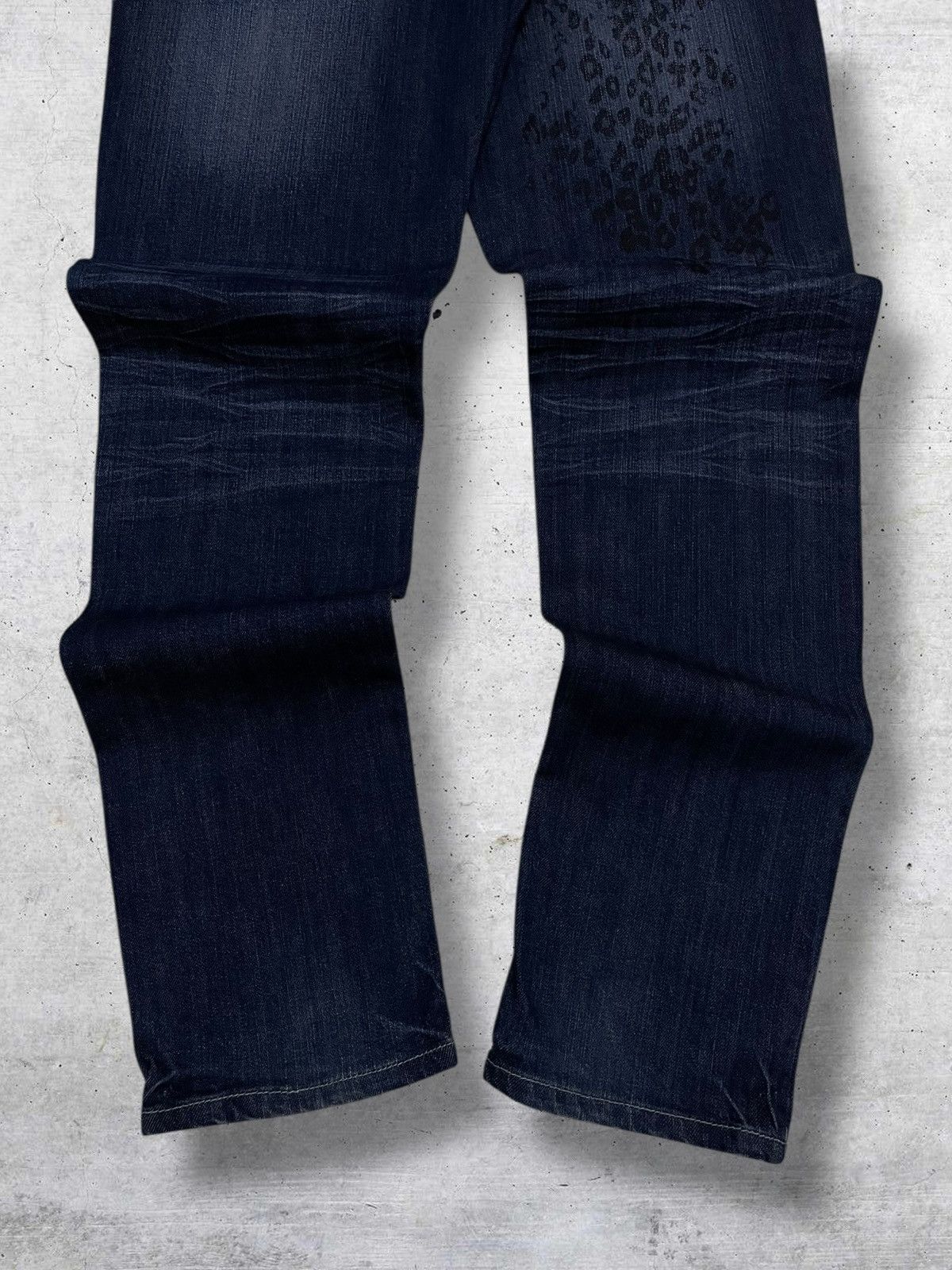 Japanese Brand VINTAGE RUBIK JAPAN CRAFTED ARCHIVE LEOPARD PUNK OG DENIM Size US 32 / EU 48 - 10 Thumbnail