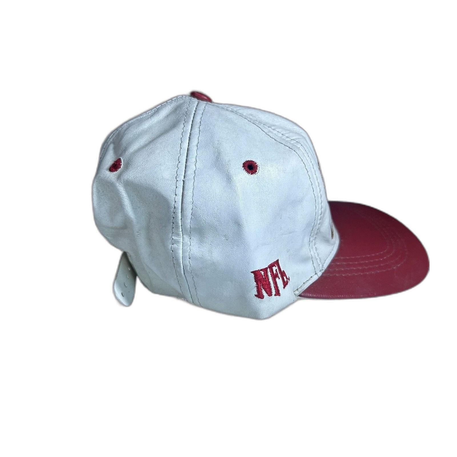 Sports Specialties Vintage 90's 49ers Genuine Leather Strapback Hat NFL Made In Size US XXS / EU 40 - 6 Thumbnail