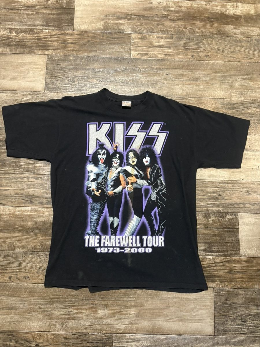 Vintage Vintage 2000 Kiss The Farewell Tour Tee Size US XL / EU 56 / 4 - 1 Thumbnail