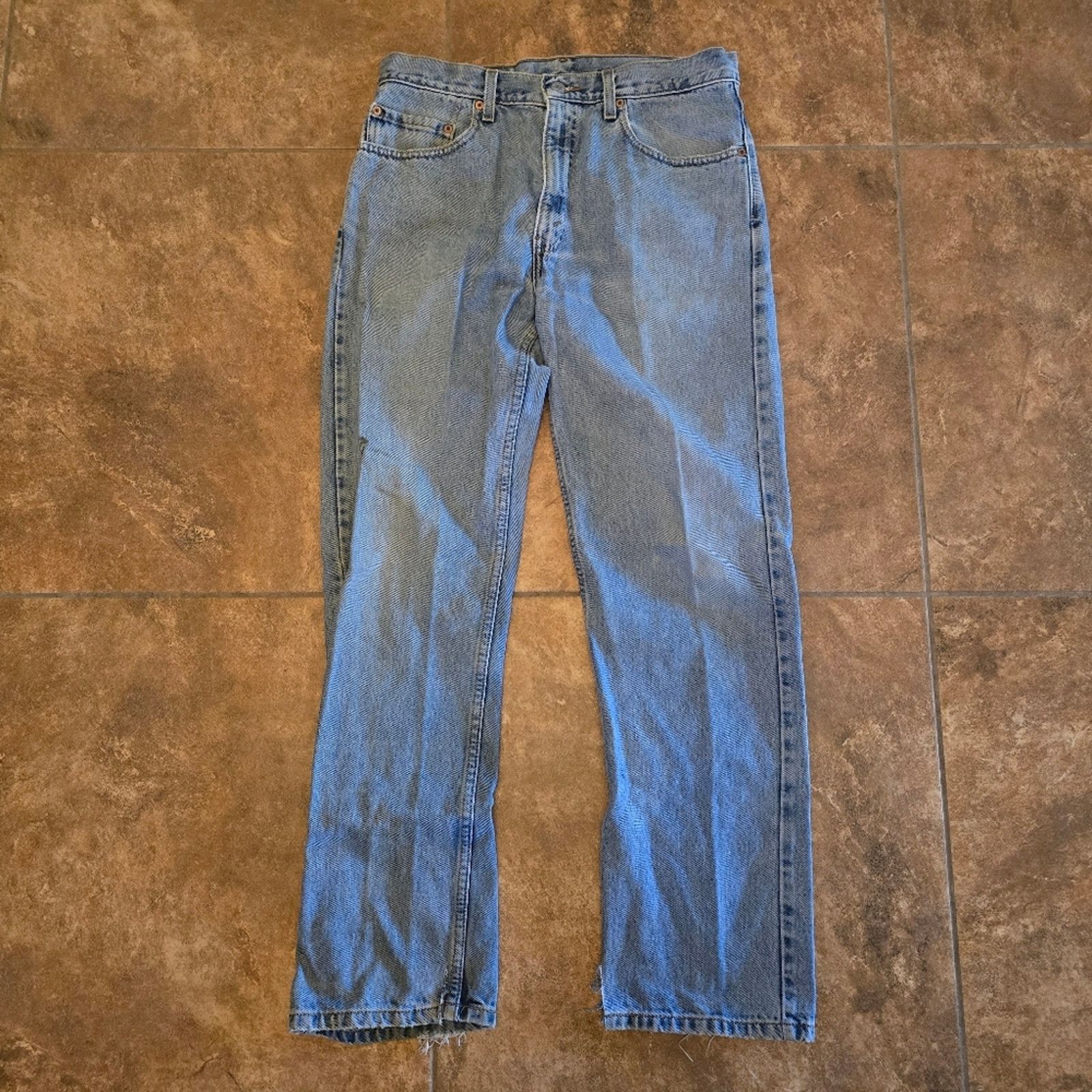 Levi's Light Denim | LEVI | 505 Straight Jean Size US 33 - 1 Thumbnail