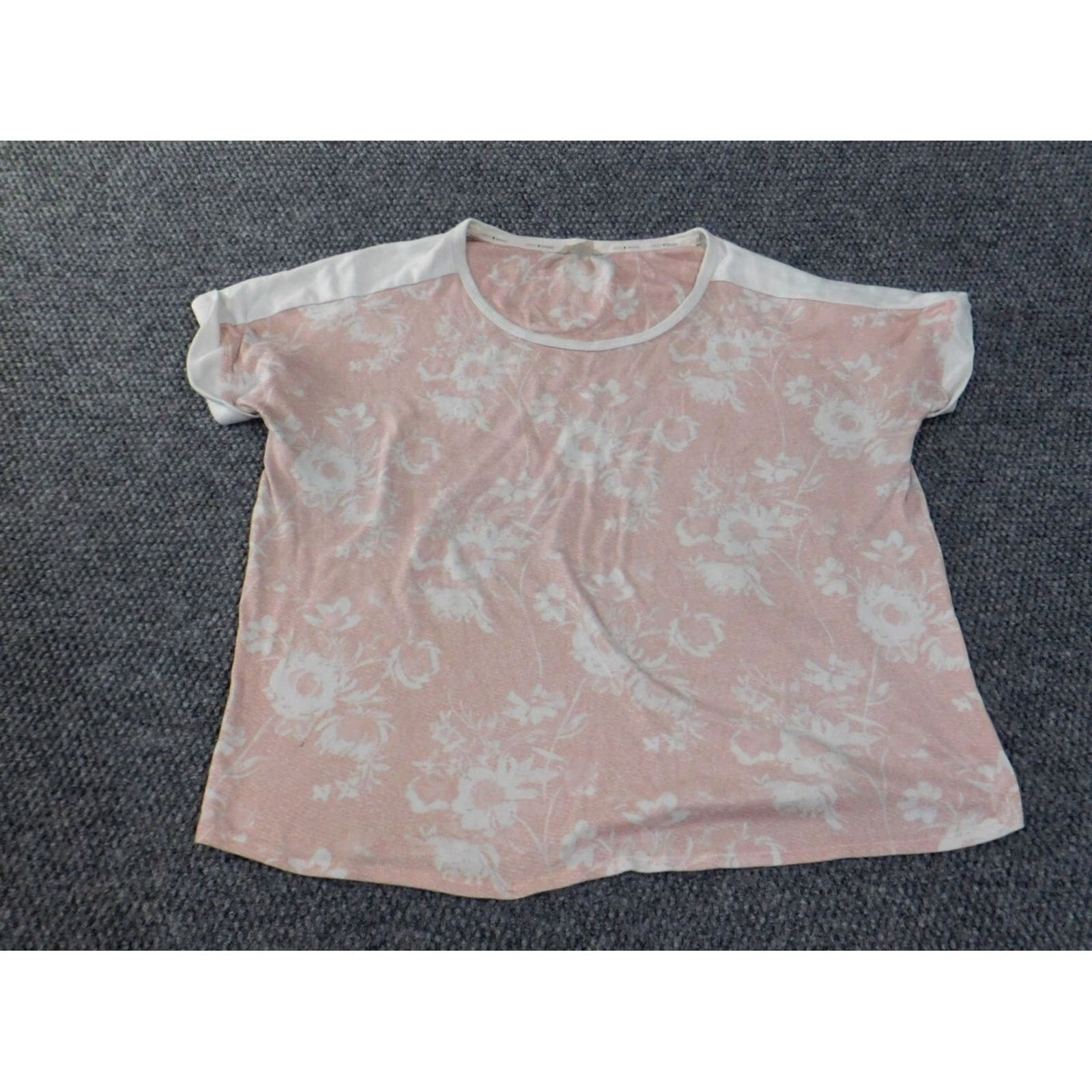 Lucky Brand Lucky Brand Blouse Shirt Women Floral Pink 2XL Polyester Spandex Sleeveless Round Neck Casual Knit Stretch Everyday Cute Womens Vintage No Size XXL / US 16-18 / IT 52-54 - 2 Thumbnail