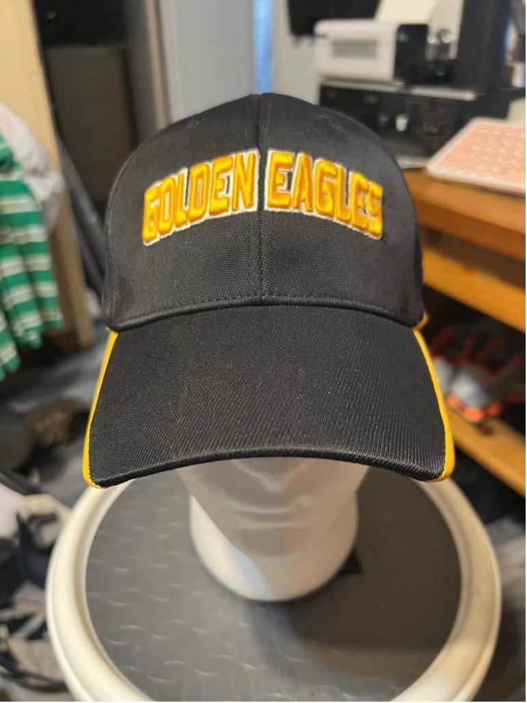 Russell Athletic Men's Russell Golden Eagles Black Yellow Baseball Hat Size ONE SIZE - 1 Thumbnail