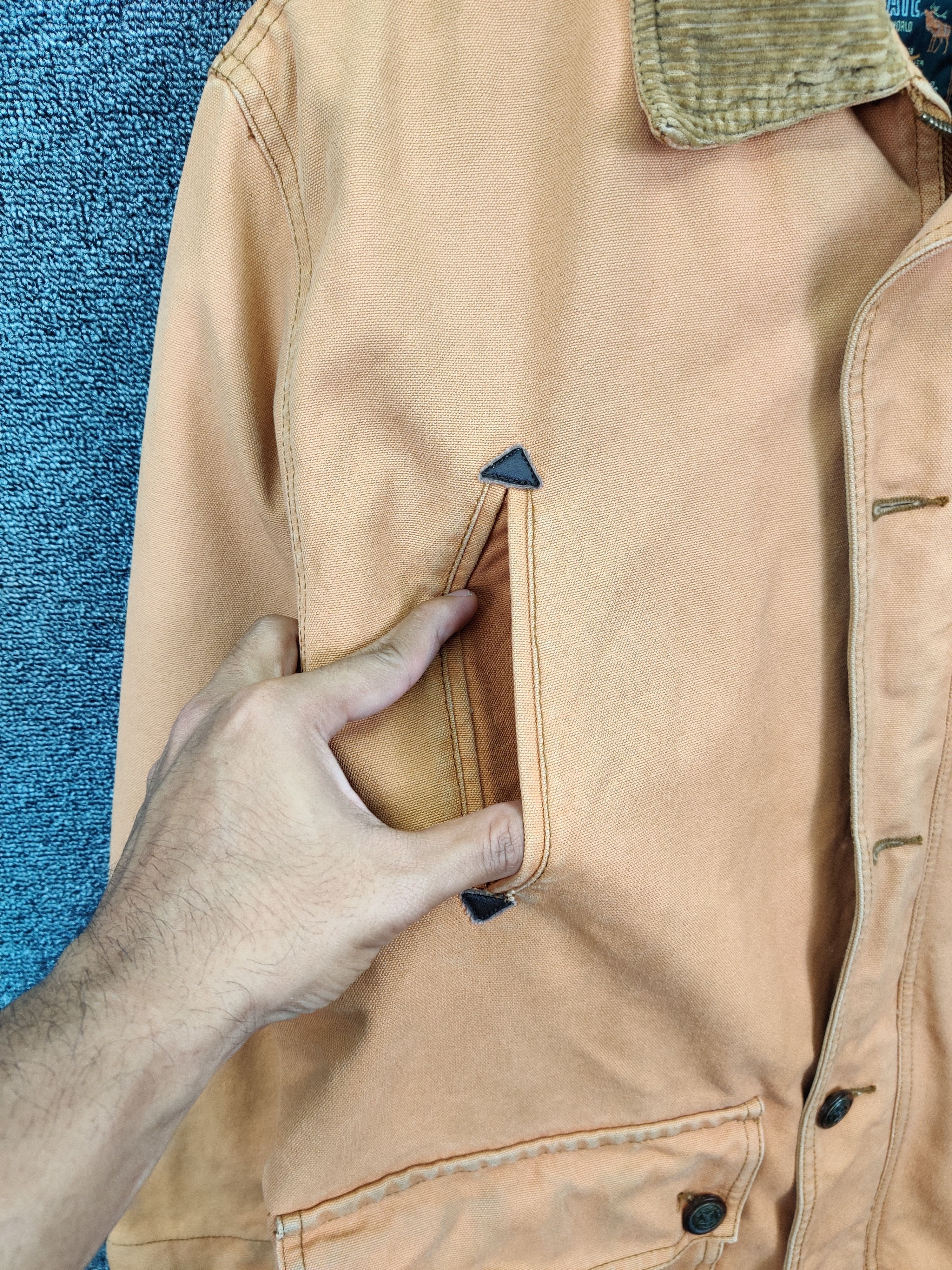 Japanese Brand Vintage 90's Go Ford Canvas Jacket Size US L / EU 52-54 / 3 - 11 Thumbnail