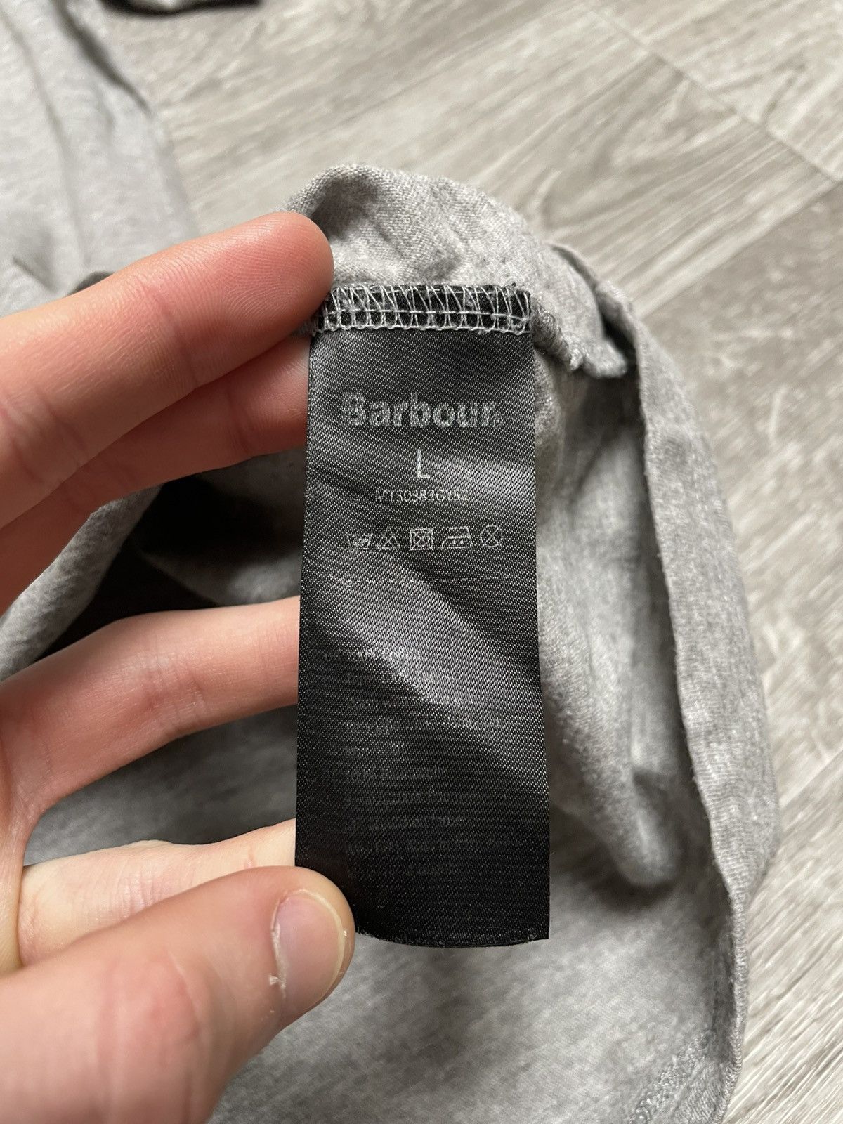 Barbour Barbour International Steve McQueen Gray T-Shirt Size US L / EU 52-54 / 3 - 6 Thumbnail