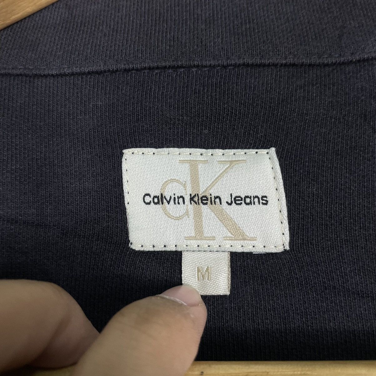 Calvin Klein × Calvin Klein 205W39NYC 💥CALVIN KLEIN DENIM TRUCKER LOOSE SLEEVE JACKET Size US M / EU 48-50 / 2 - 15 Thumbnail
