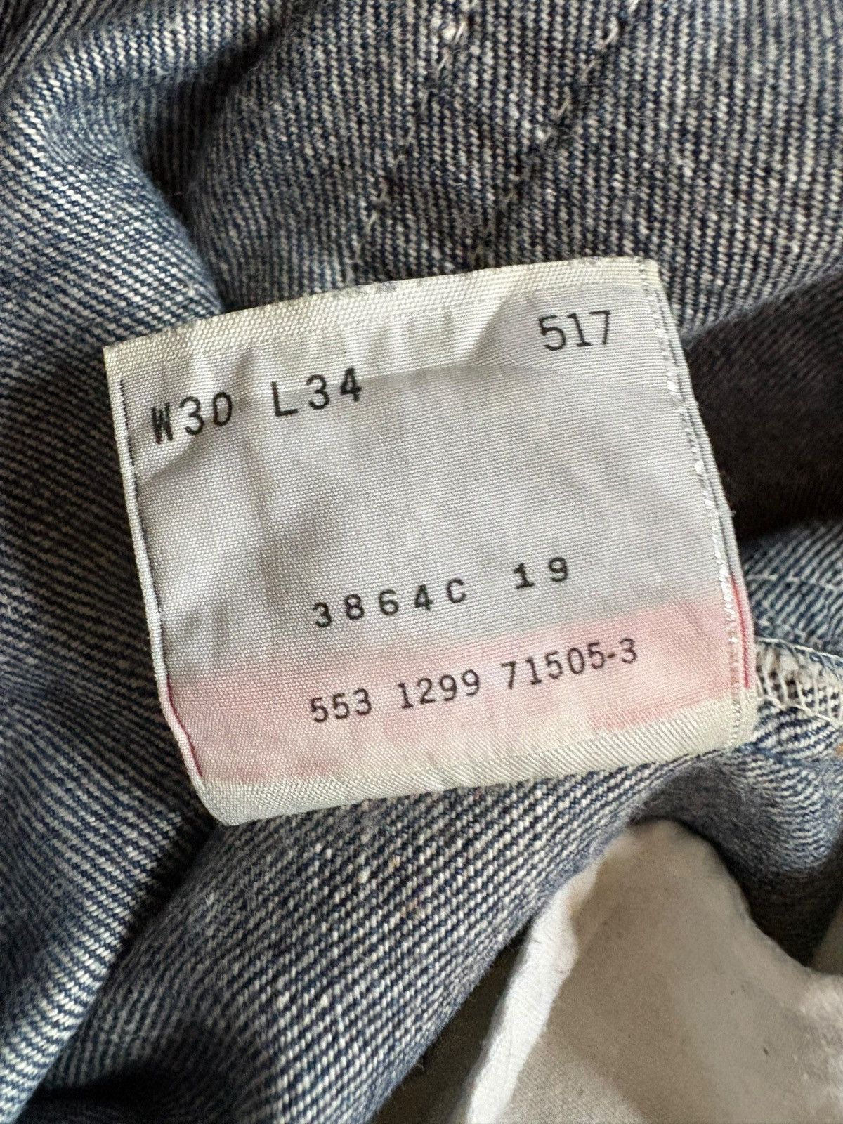 Levi's Vintage 90s Levis 517 Mud Wash Distressed Flare Jeans Size US 30 / EU 46 - 11 Thumbnail