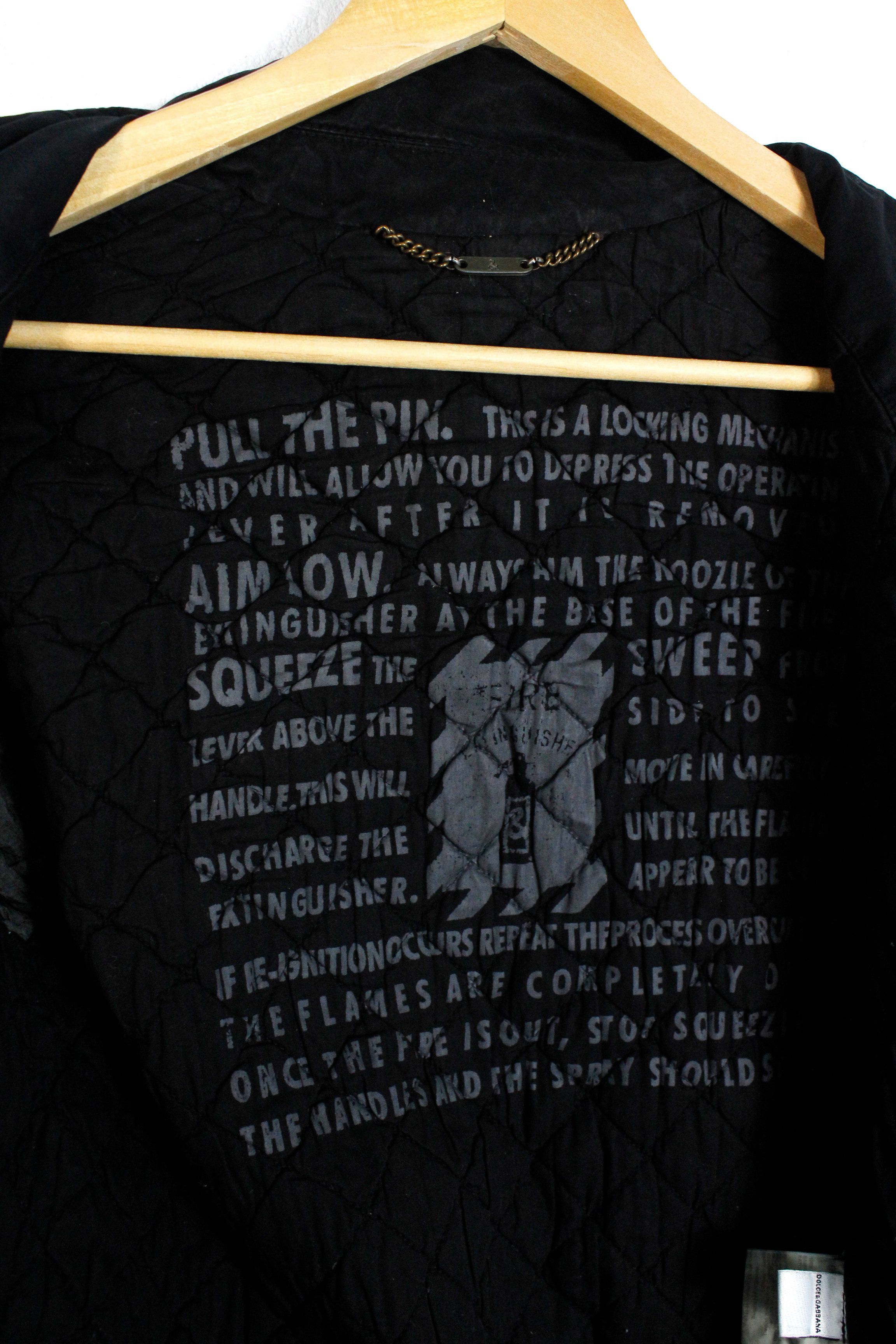 Dolce & Gabbana Archive Dolce & Gabbana Logo Cargo Multipockets Coat 40 size Size S / US 4 / IT 40 - 17 Thumbnail