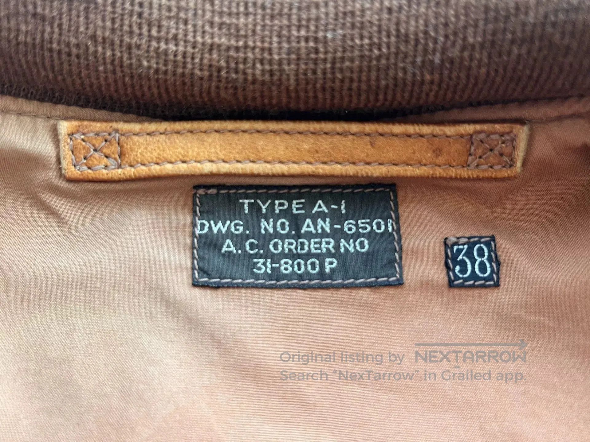 The Real McCoy's The Real McCoy‘s Goat Skin Type A. Size US M / EU 48-50 / 2 - 4 Thumbnail