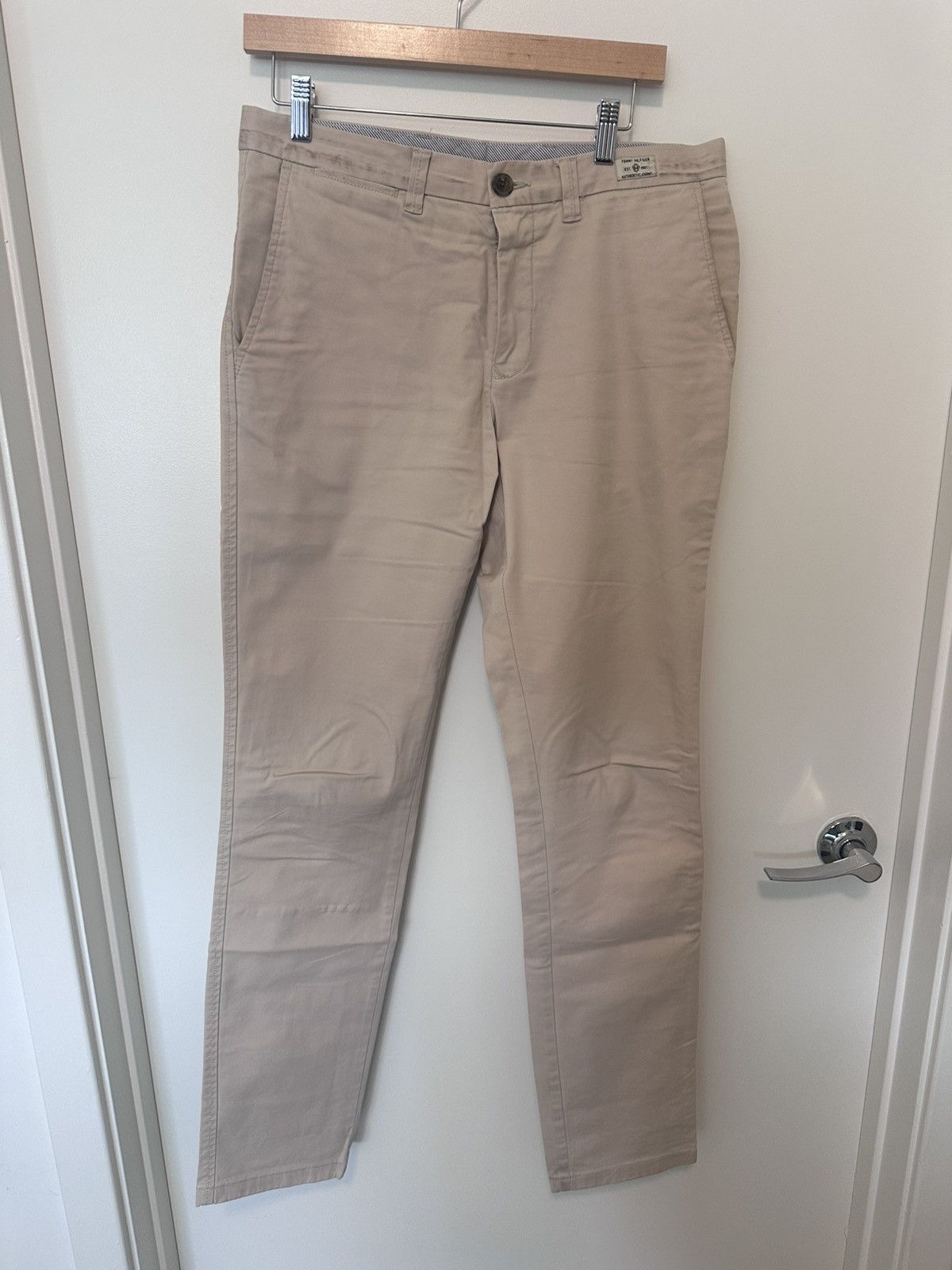 Tommy Hilfiger Tommy Hilfiger men's pant - Beige Size US 33 - 1 Thumbnail