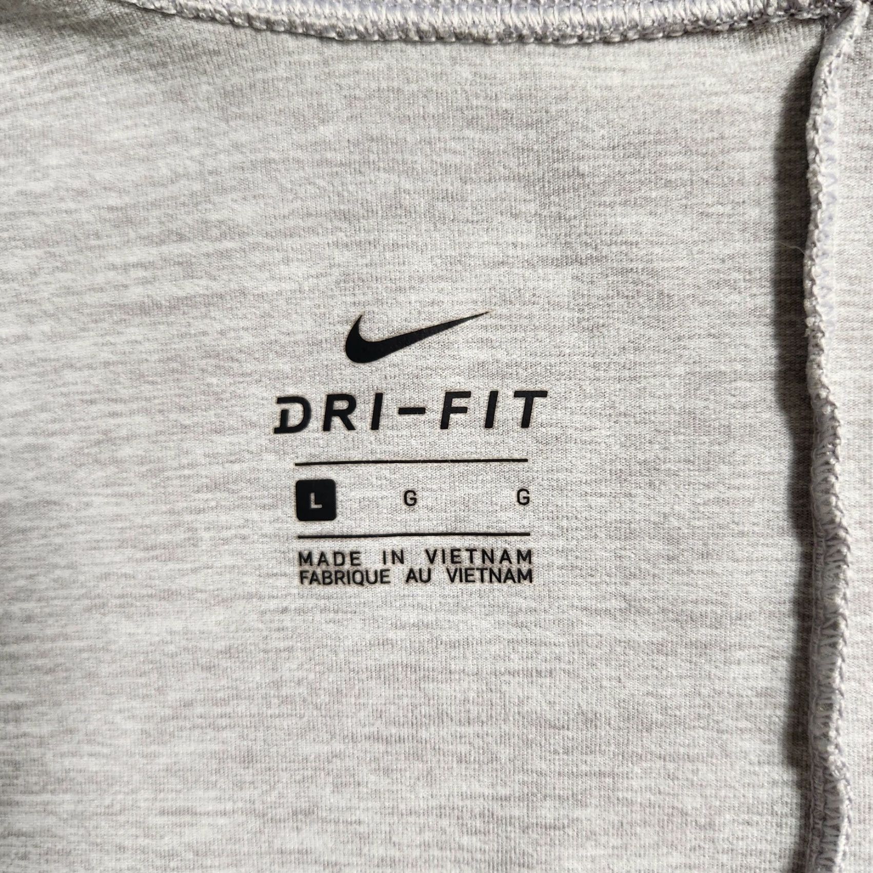 Nike Nike Womens Long Sleeve Open Yoga Top Atmosphere Grey CD3210-059 Size L Nike Dri-Fit Cardigan Casual Open Yoga Top Womens L Grey Size L / US 10 / IT 46 - 6 Thumbnail