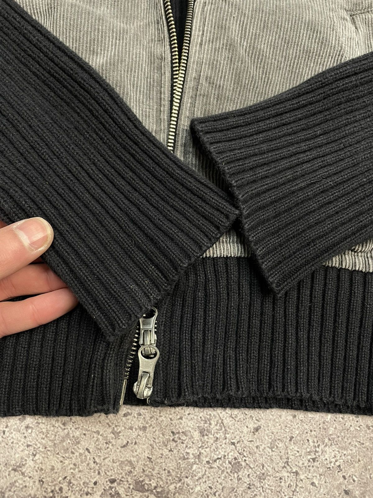 Vintage Diesel Style striped Sweater Faded Efect y2k