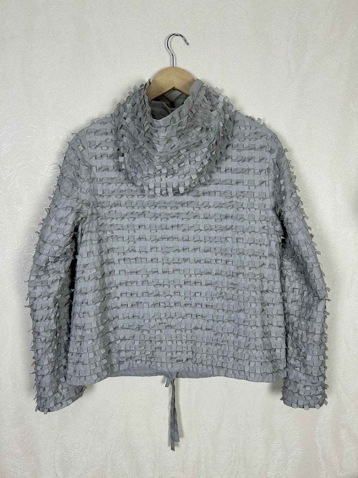 Annette Gortz × Vintage Annette Gortz Textured Grey Designer Jacket Size EU36 Size XS / US 0-2 / IT 36-38 - 7 Thumbnail