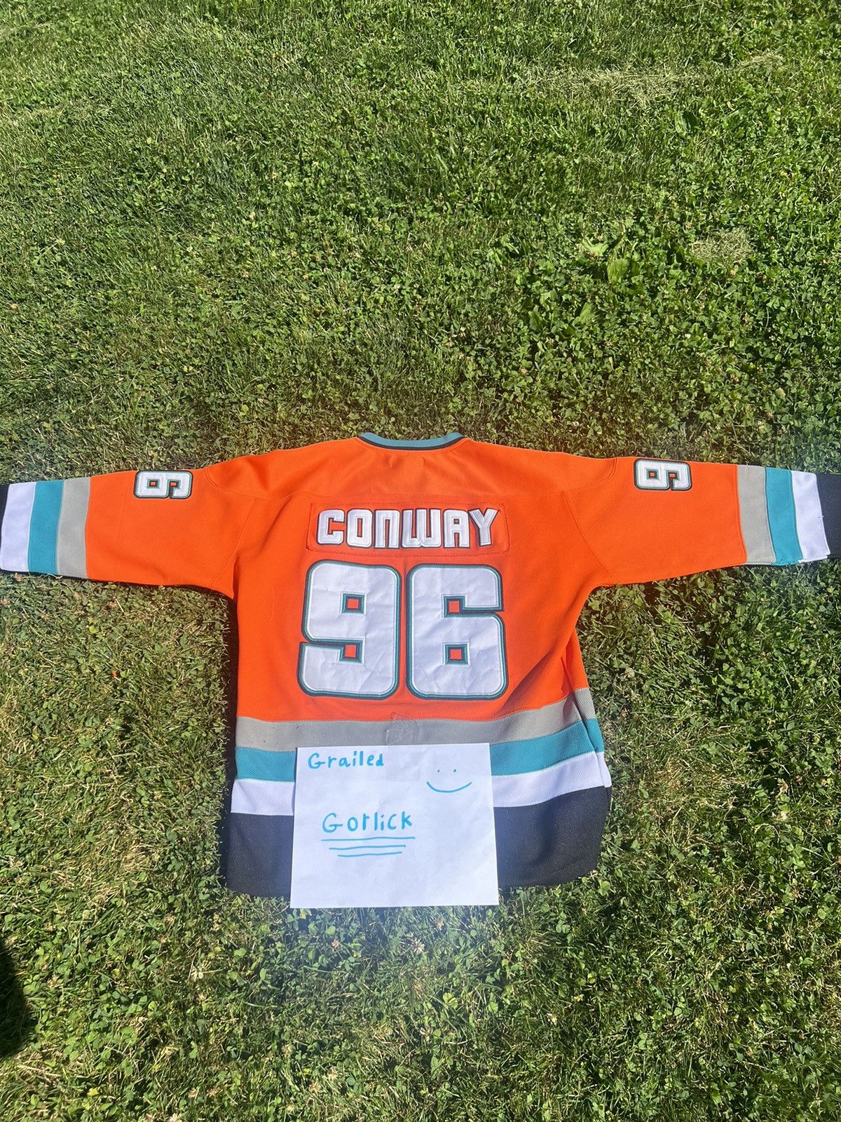 Vintage MightyDucks Conway hockey jersey Size US L / EU 52-54 / 3 - 5 Thumbnail