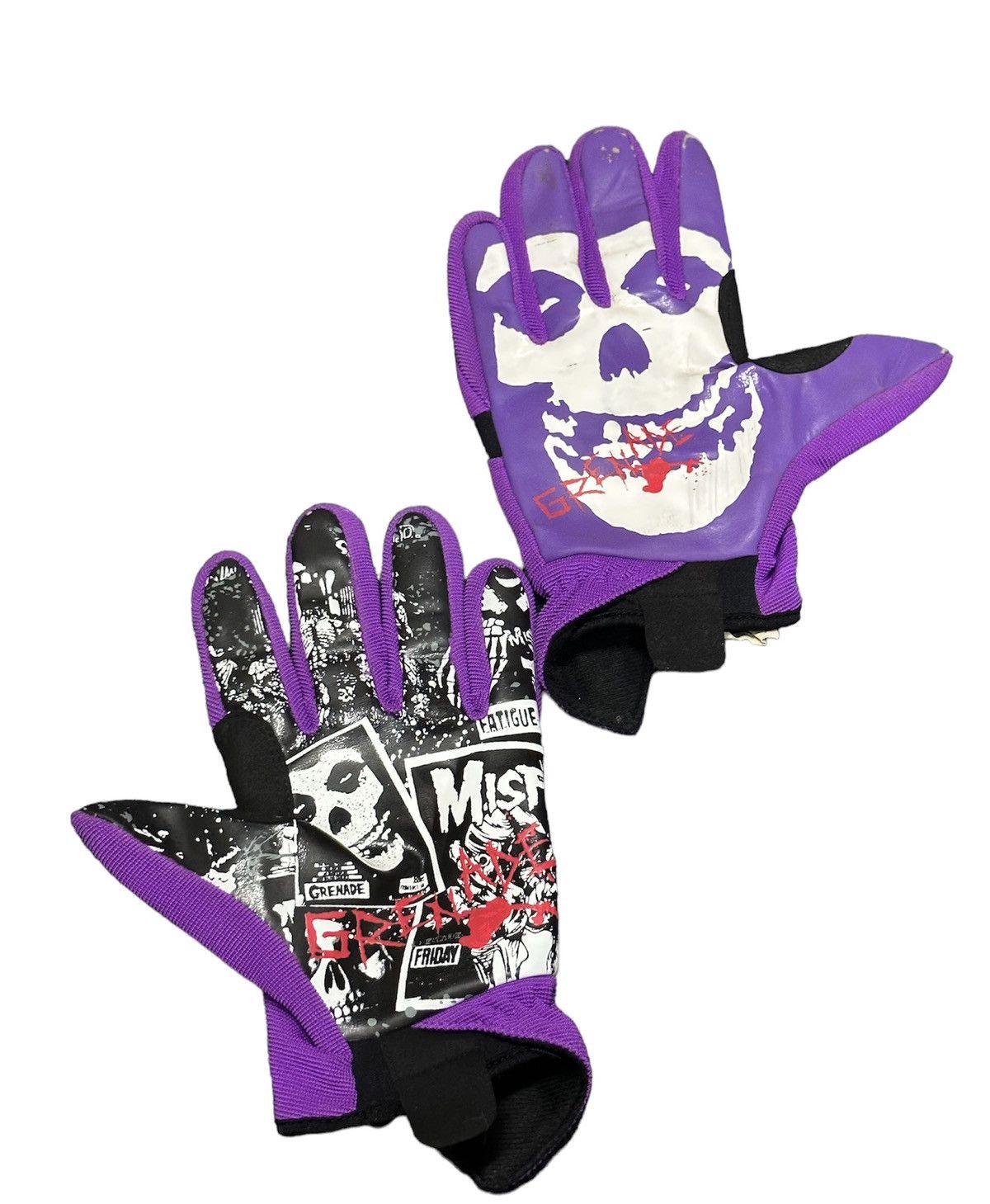 Band Tees Misfit skull glove Size ONE SIZE - 4 Thumbnail