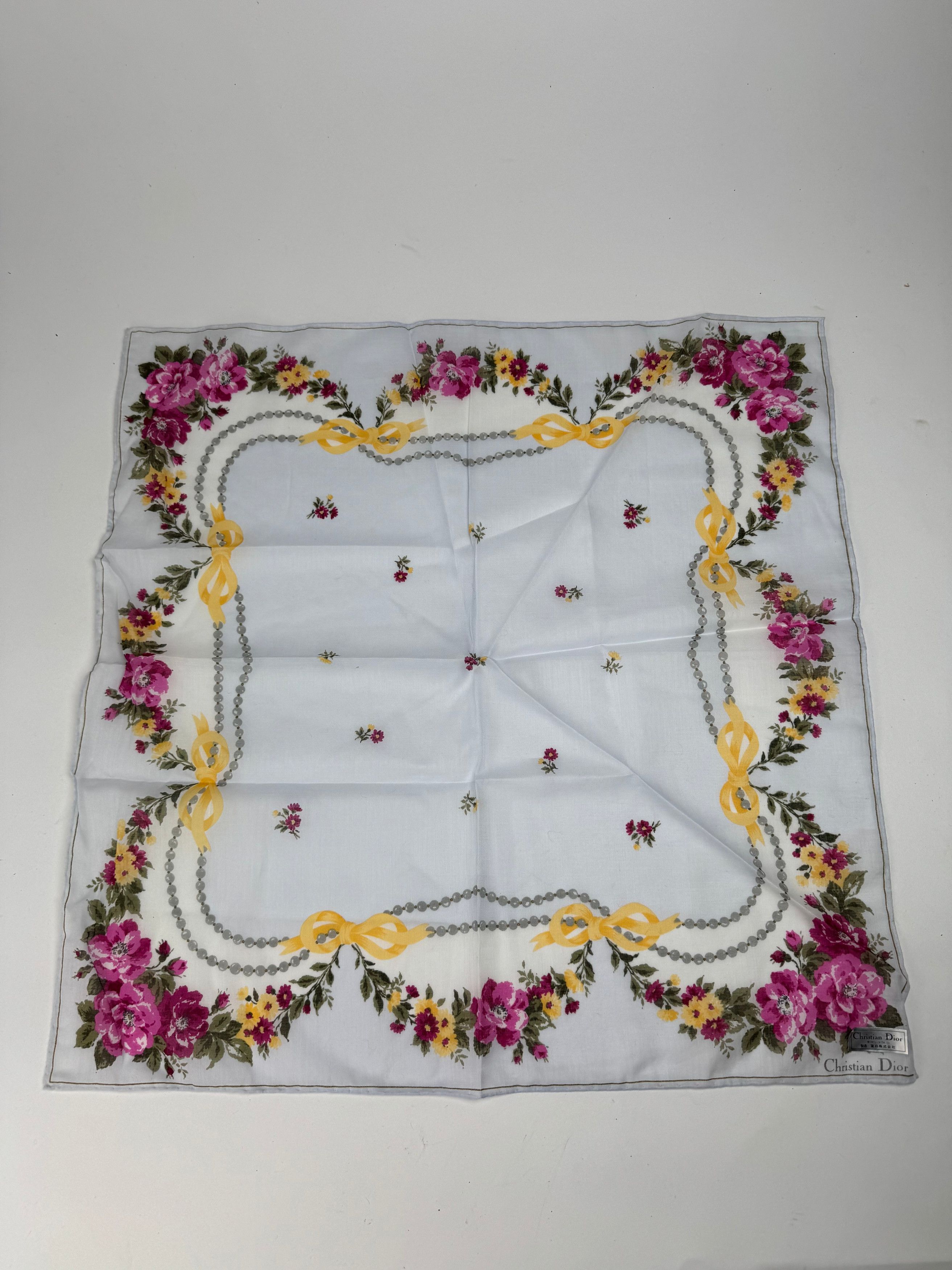 Dior Vintage Christian Silk Scarf Size ONE SIZE - 1 Thumbnail