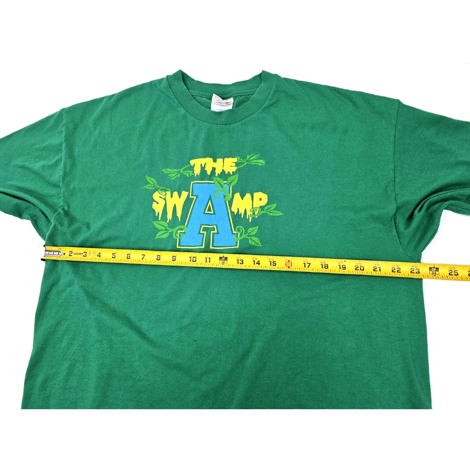 Hanes VINTAGE Allegheny College Gators Shirt Men XL Green Hanes 50/50 Heavyweight Graphic Tee Size US XL / EU 56 / 4 - 6 Thumbnail