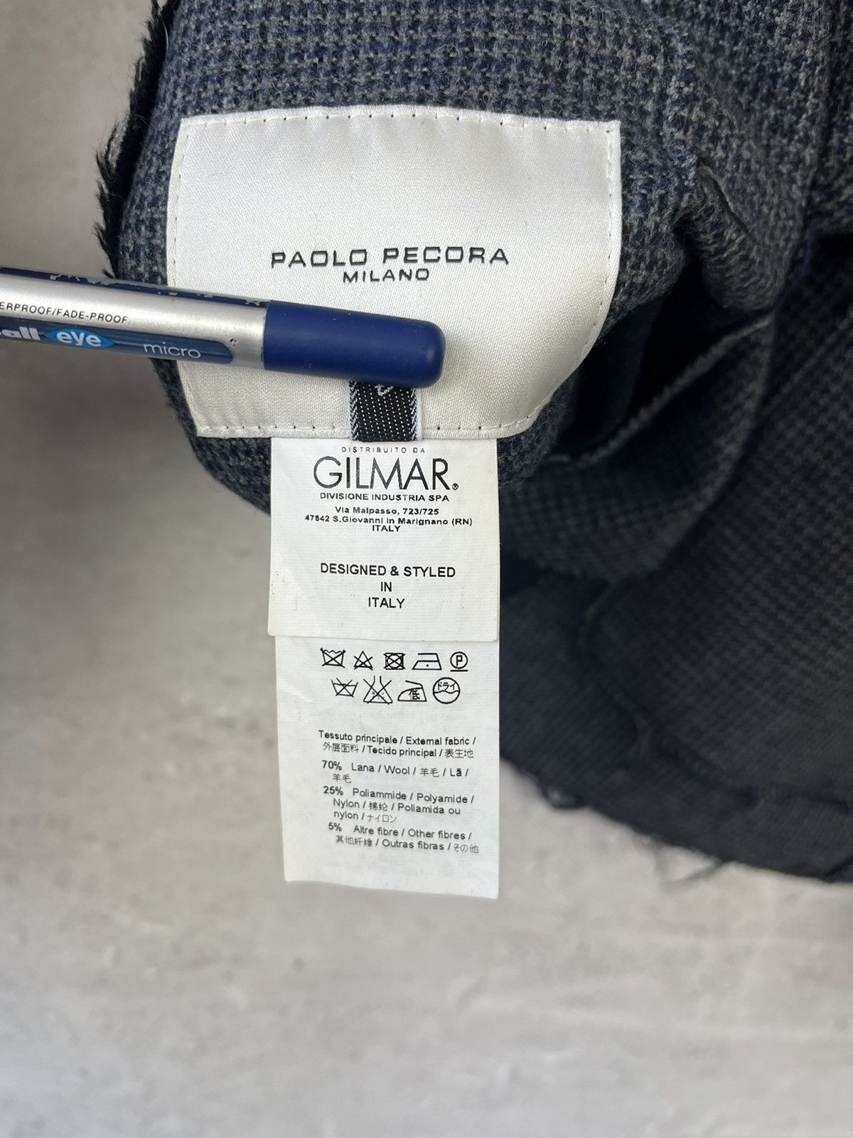 Paolo Pecora Milano - Reversible Unconstructed Blazer 48