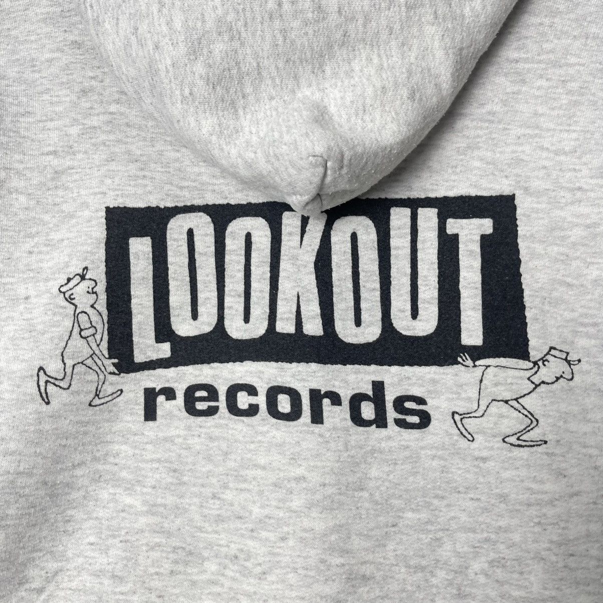 Hanes Vintage Lookout Records Graphic Hoodie Size US L / EU 52-54 / 3 - 7 Thumbnail
