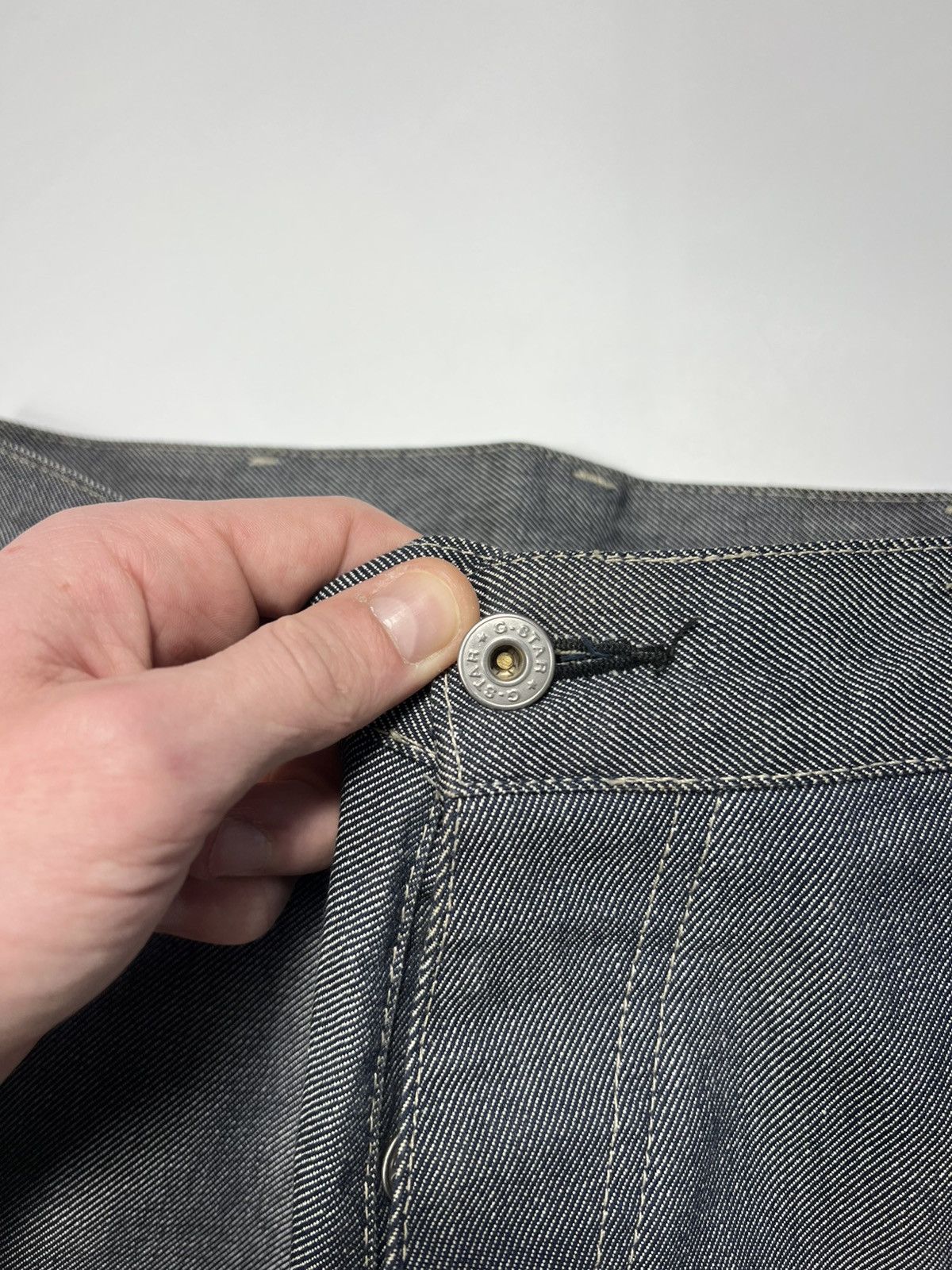 G-Star Vintage G-star Raw Shortcut Elwood Double Knee Baggy Jeans Size US 33 - 12 Thumbnail