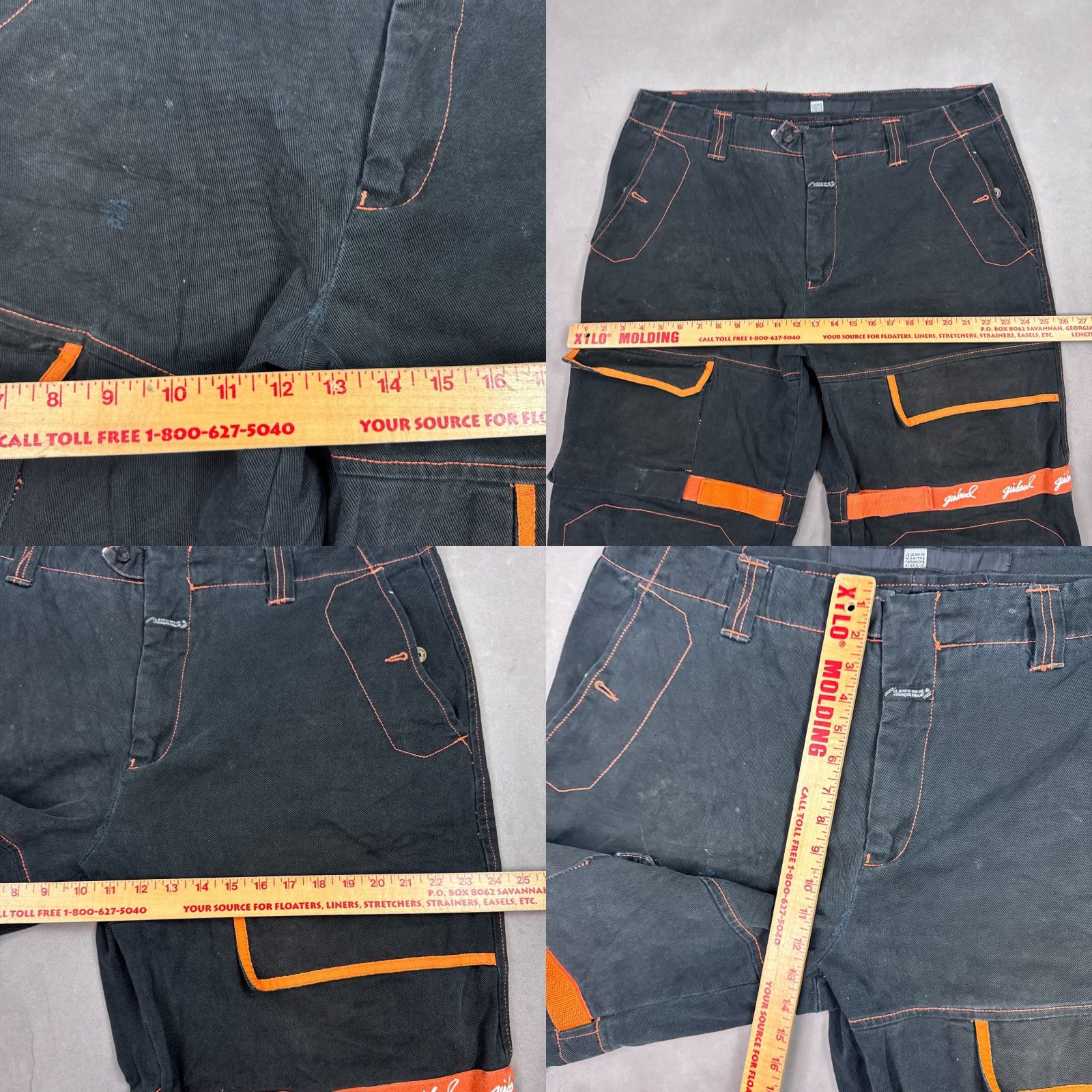 Vintage VINTAGE Girbaud Jeans Men 38x34 Black Shuttle Cargo Straight Jeans Mens Size US 40 / EU 56 - 10 Thumbnail