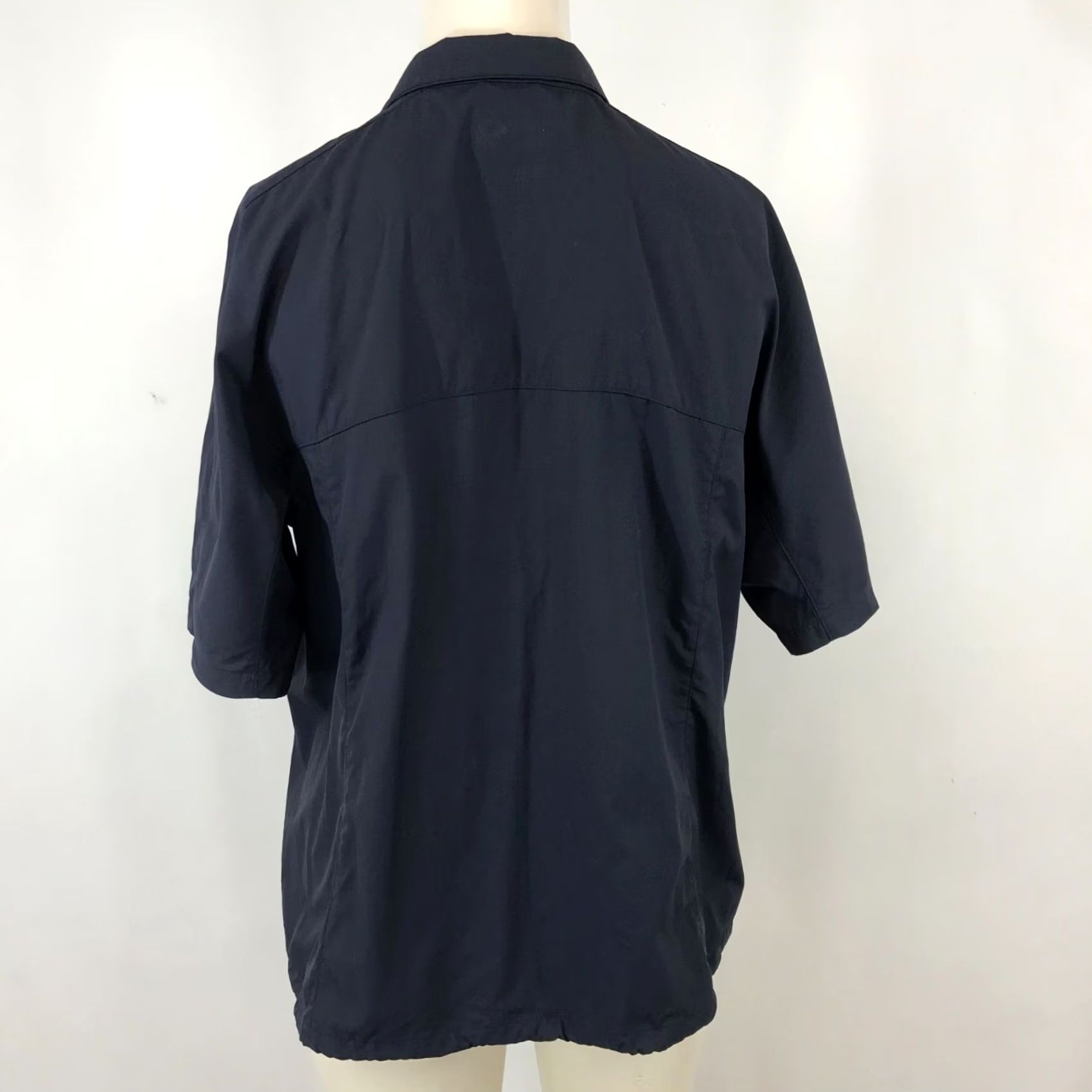 Mountain Hardwear MOUNTAIN HARDWEAR Women L Navy Short Sleeve 1/4 Zip Nylon Pull-Over Top Size L / US 10 / IT 46 - 5 Thumbnail