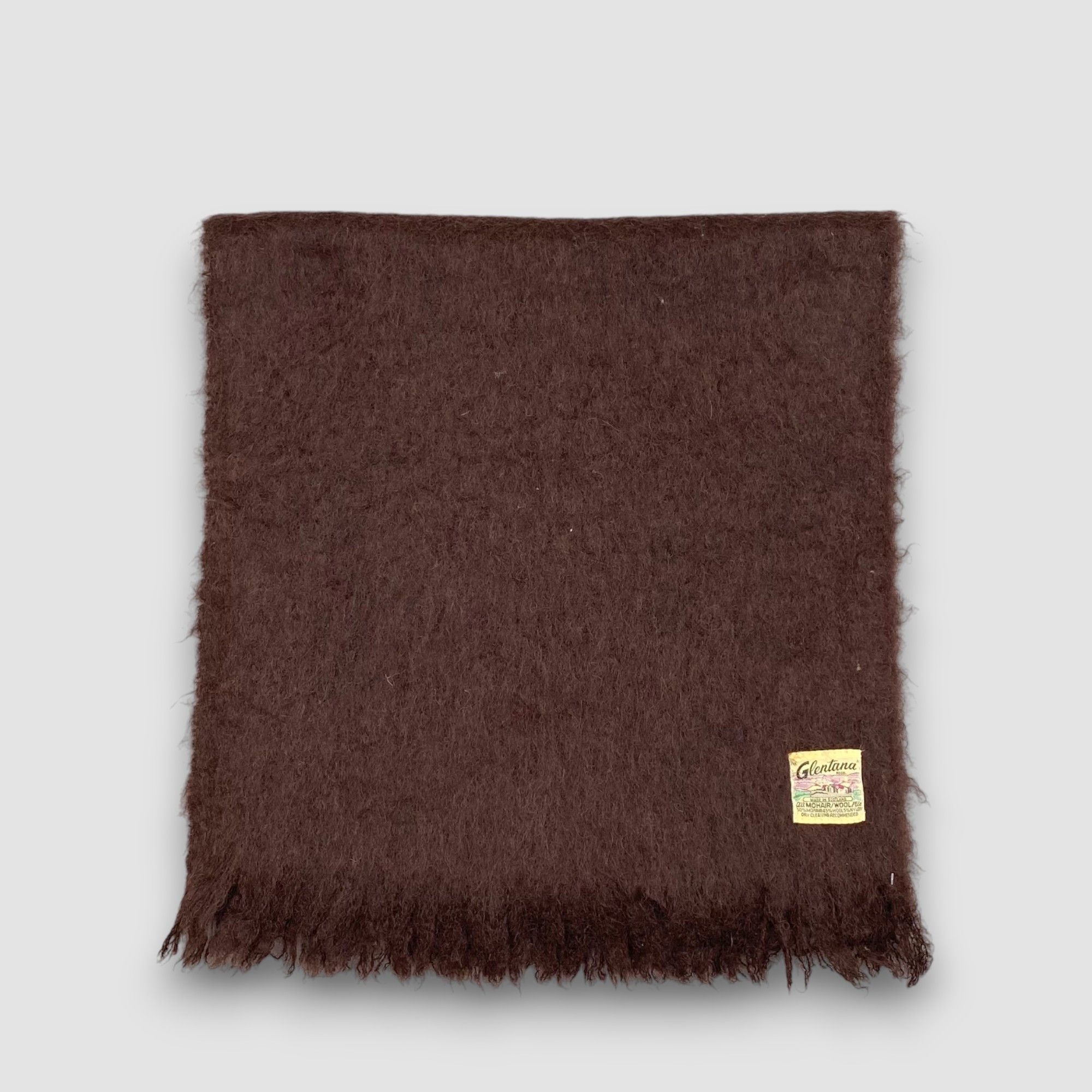Japanese Brand Vintage Glentana Scarf Muffler Wool Stole Wraps Scarves Size ONE SIZE - 3 Thumbnail
