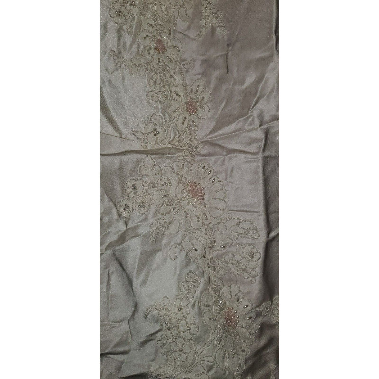 Handmade White Bridal Wedding Coat Jacket with Train Lace Sleeves 1XL Size XXL / US 16-18 / IT 52-54 - 8 Thumbnail