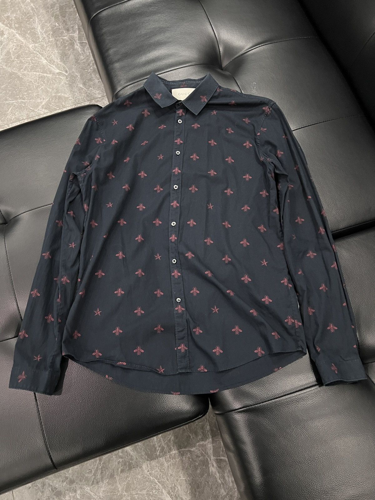 Gucci Gucci Bee Graphic Print Shirt Size US XS / EU 42 / 0 - 1 Thumbnail