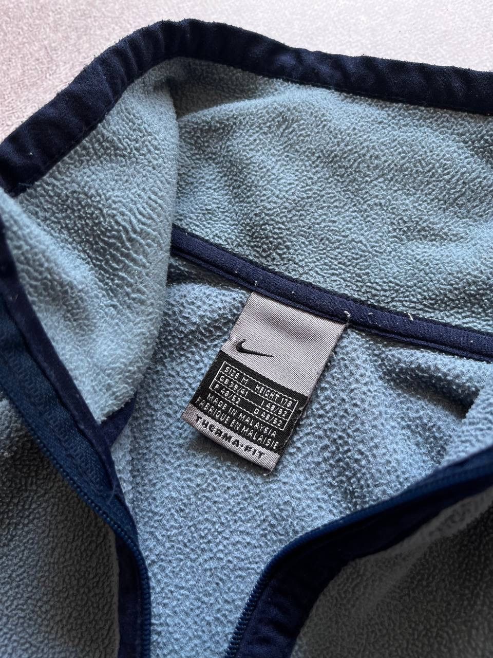 Nike × Vintage Vintage Nike 1/3 Swoosh Fleece Sherpa M Size US M / EU 48-50 / 2 - 5 Thumbnail