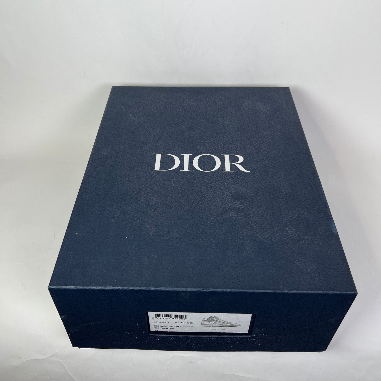 Dior Dior B27 White/Grey Oblique Uptown Mid-Top Sneaker Size 45 Size US 12 / EU 45 - 9 Thumbnail