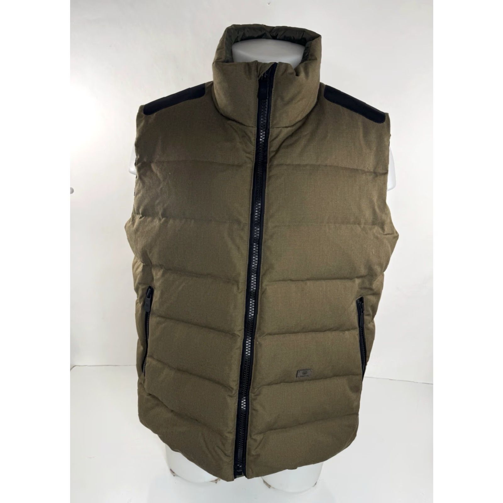 Vintage BERETTA Italy - GOOSE DOWN 800 Quilted 42 Field Ranch Hunting Vest - EXCELLENT Vest Mens 42 Dark Olive Down Quilted Hunting B10 Size US XS / EU 42 / 0 - 2 Thumbnail