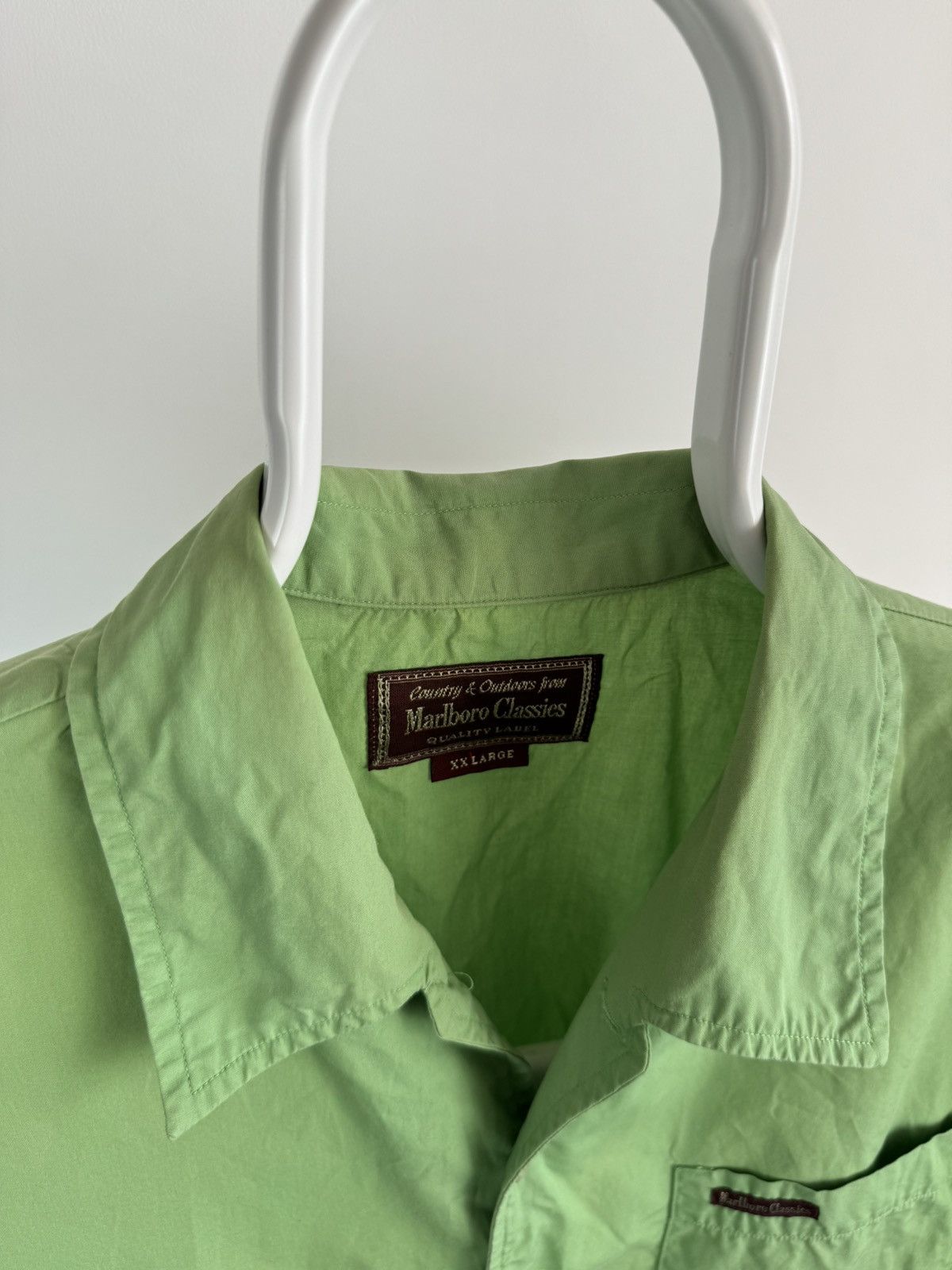 Marlboro Classics × Vintage Vintage Marlboro Classics Short Sleeve Shirt Size US XXL / EU 58 / 5 - 3 Thumbnail