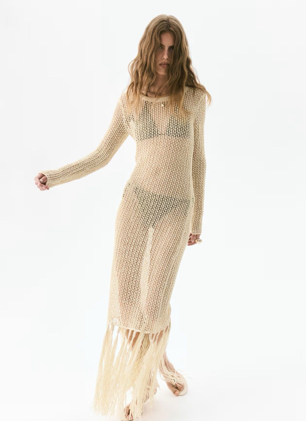 H&M H&M Summer crochet look dress Size XL / US 12-14 / IT 48-50 - 1 Thumbnail