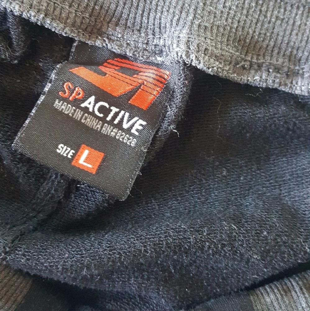 Designer Black Grey SP Banded Sweats Size US 34 / EU 50 - 3 Thumbnail