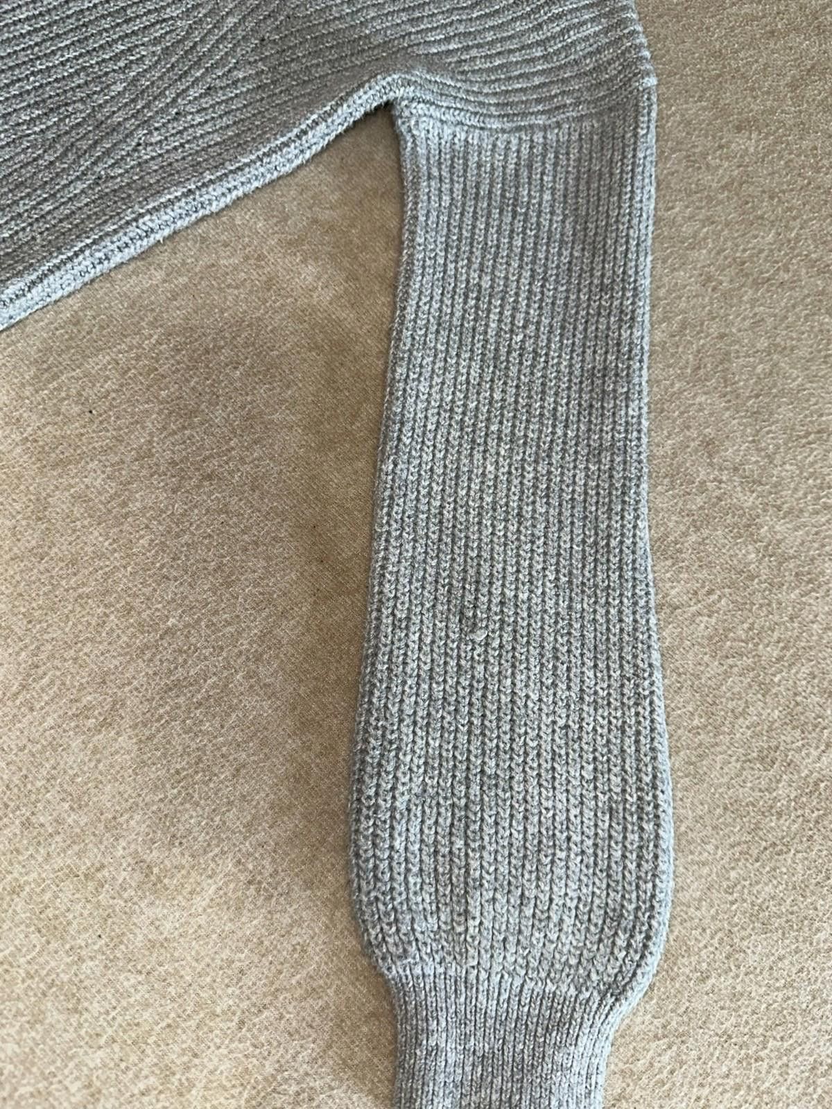 BP. Gray Ribbed Knit Cropped Sweater Women’s Size X Size XS / US 0-2 / IT 36-38 - 4 Thumbnail