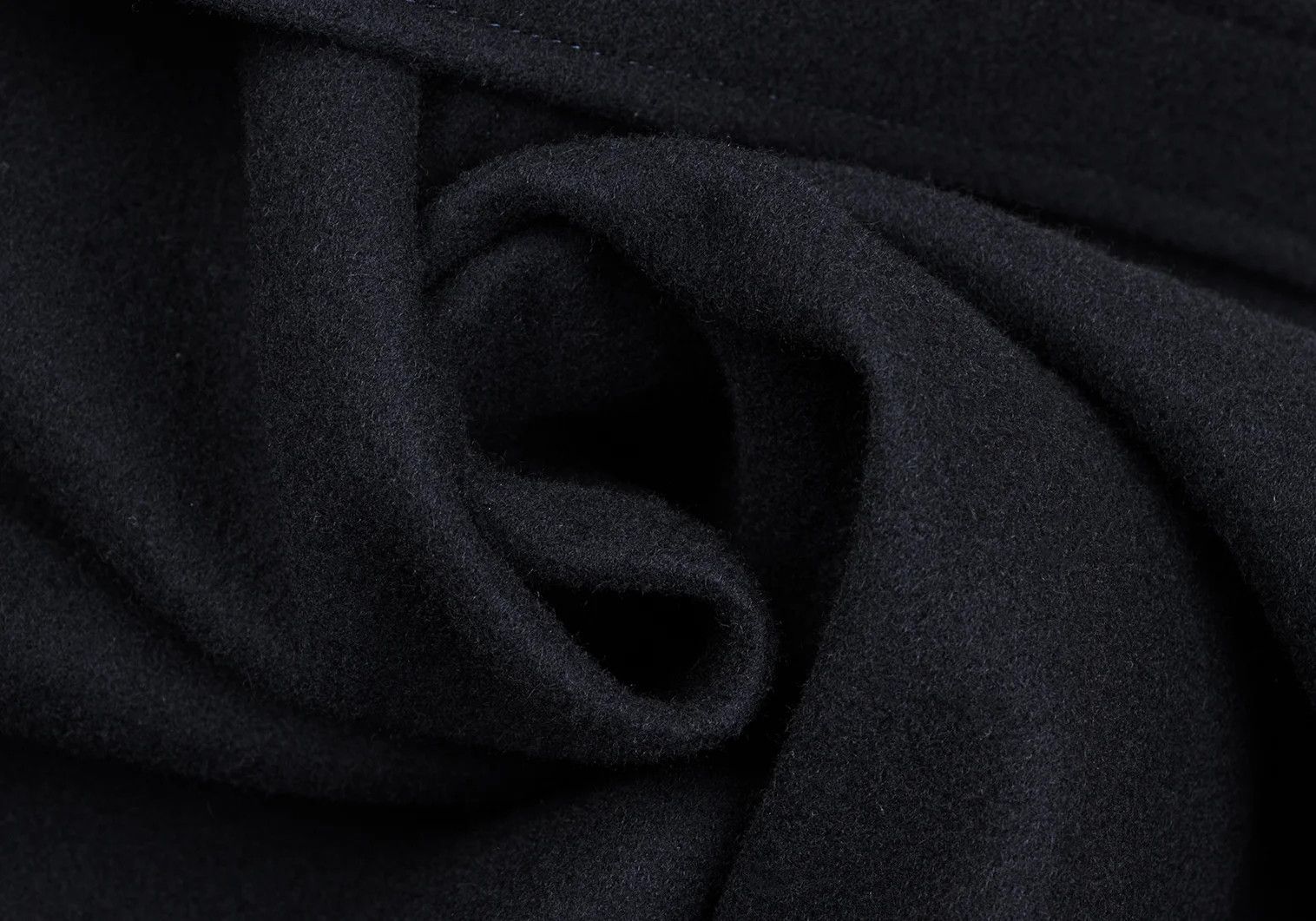 Jean Paul Gaultier Melton Wool Belted Half Coat in Navy Blue Size 3 Size US L / EU 52-54 / 3 - 17 Thumbnail