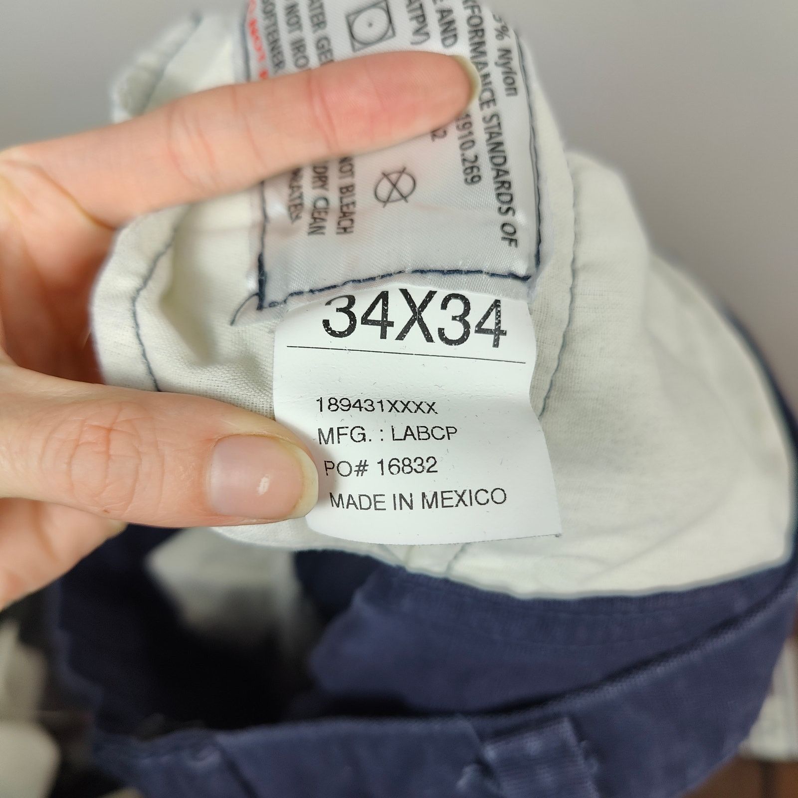 Other Dragonwear FR Pants Mens 34x34 Navy Blue Workwear Size US 34 / EU 50 - 6 Thumbnail