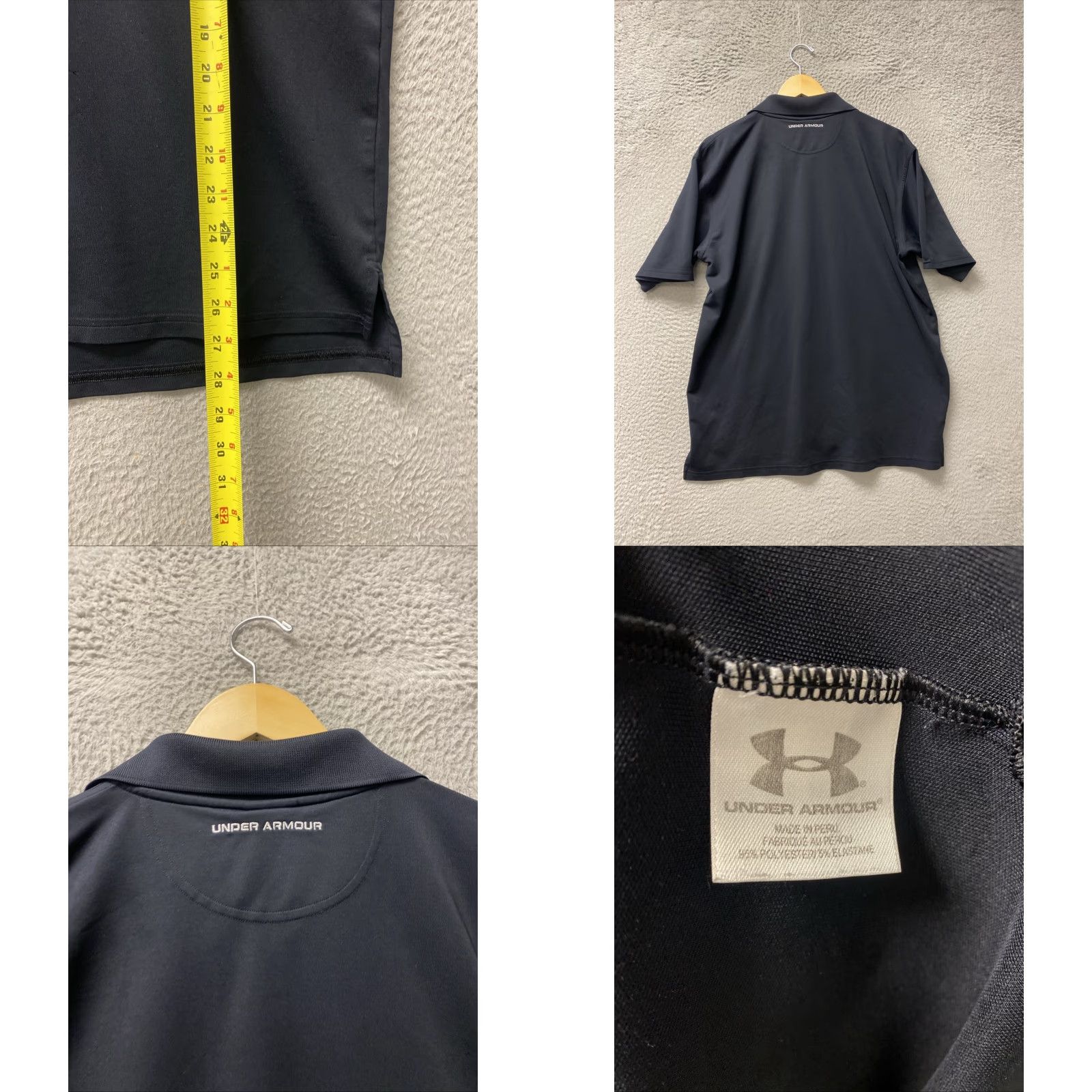 Under Armour Under Armour Black Embroidered UNLV Rebels Poly Golf Polo Shirt Medium M /156-4 Size US M / EU 48-50 / 2 - 8 Thumbnail