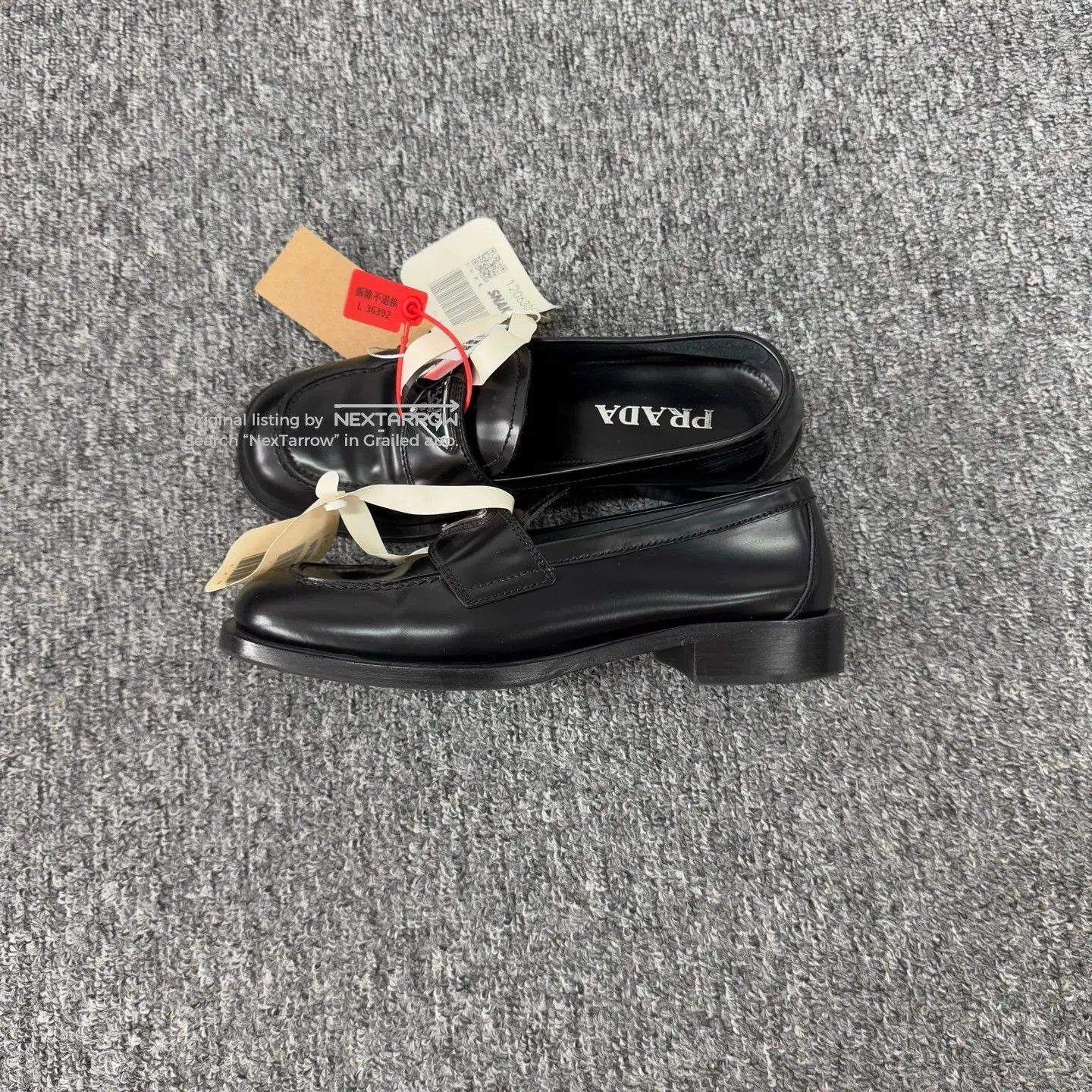 Prada Prada Triangle Logo Loafer EU37.5 99% New Size US 7.5 / IT 37.5 - 2 Thumbnail