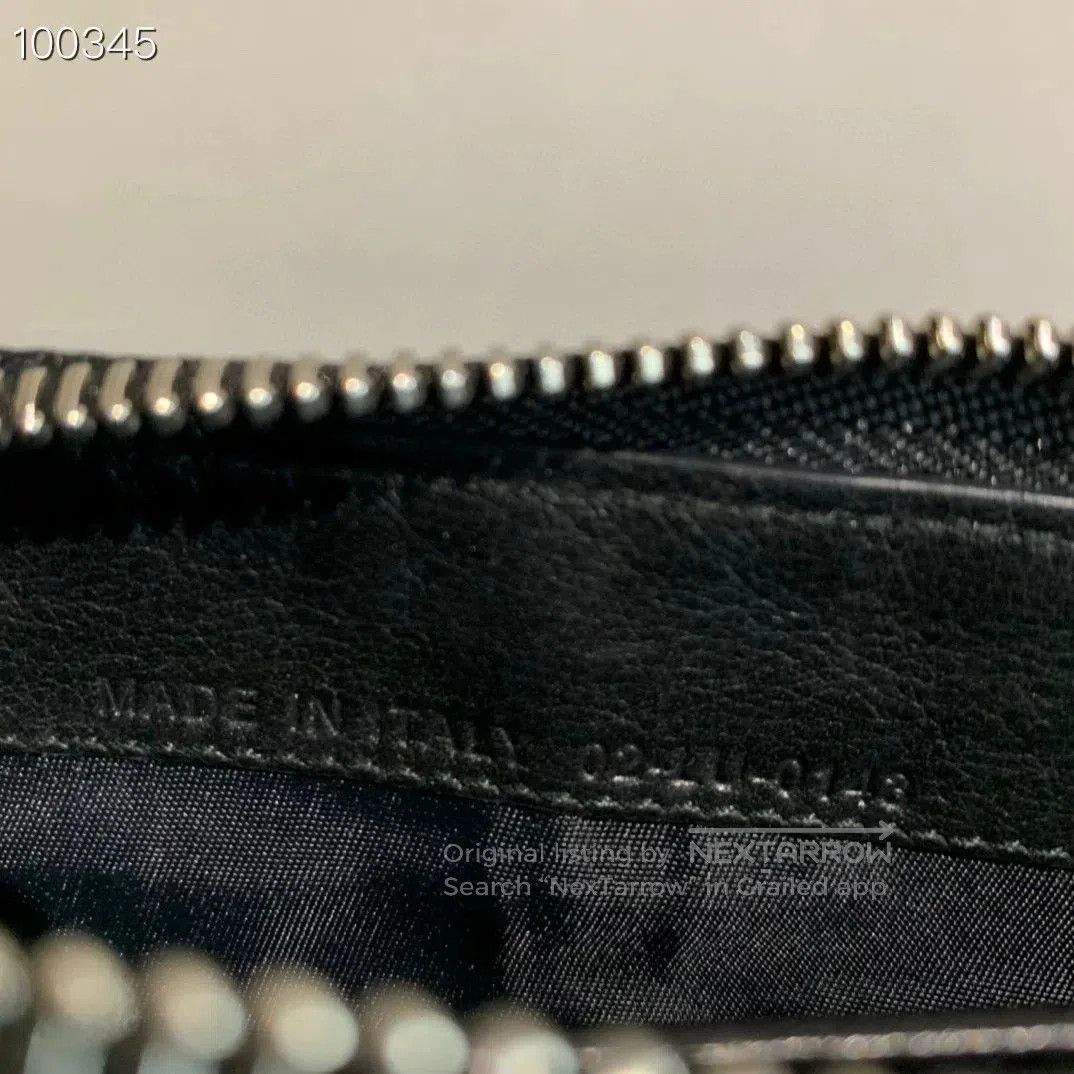 Dior DIOR Patent Leather Black Gold Wallet. Size ONE SIZE - 7 Thumbnail