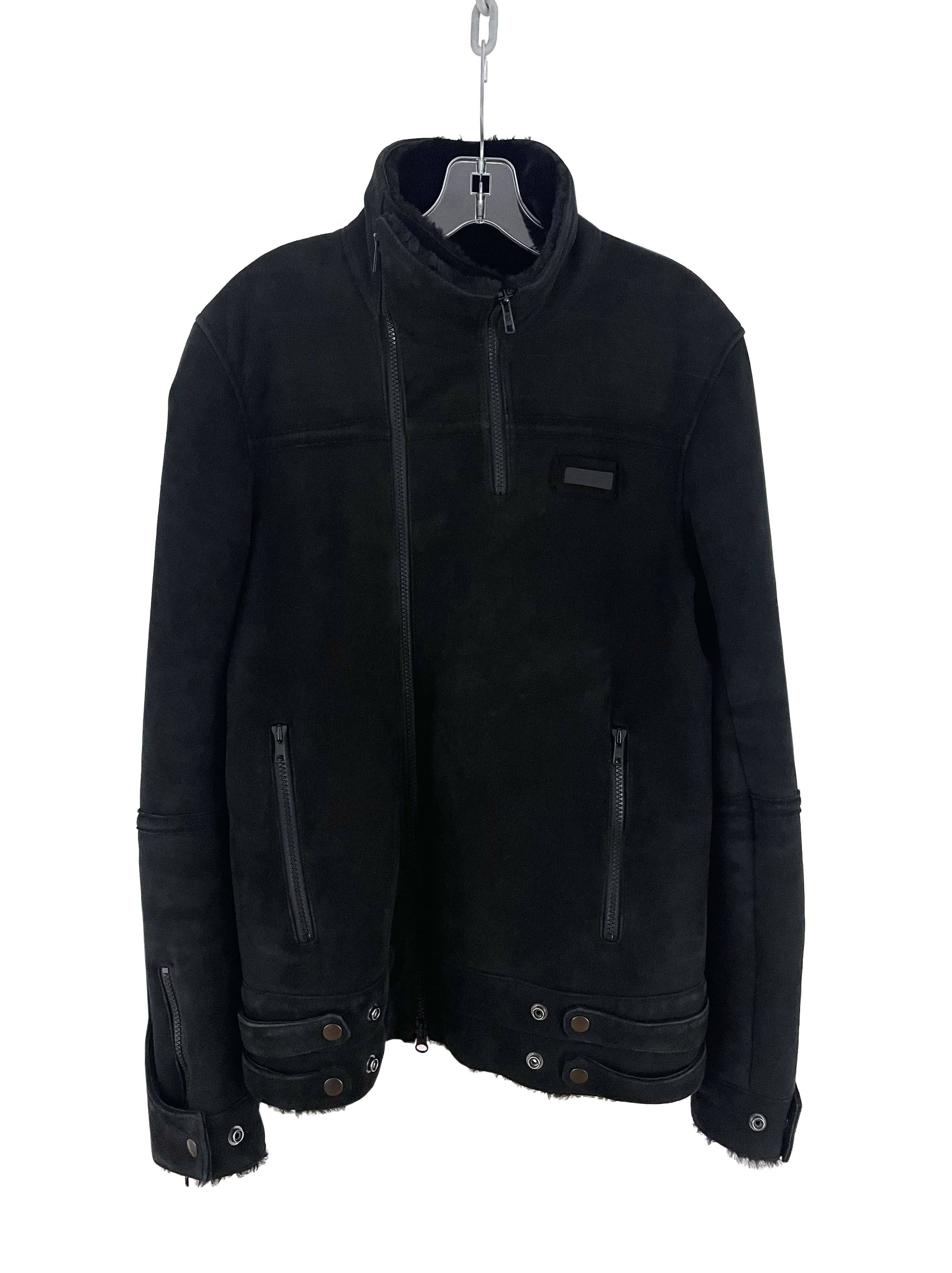 Undercover Undercover Japan Docking Leather Sleeve Down Jacket