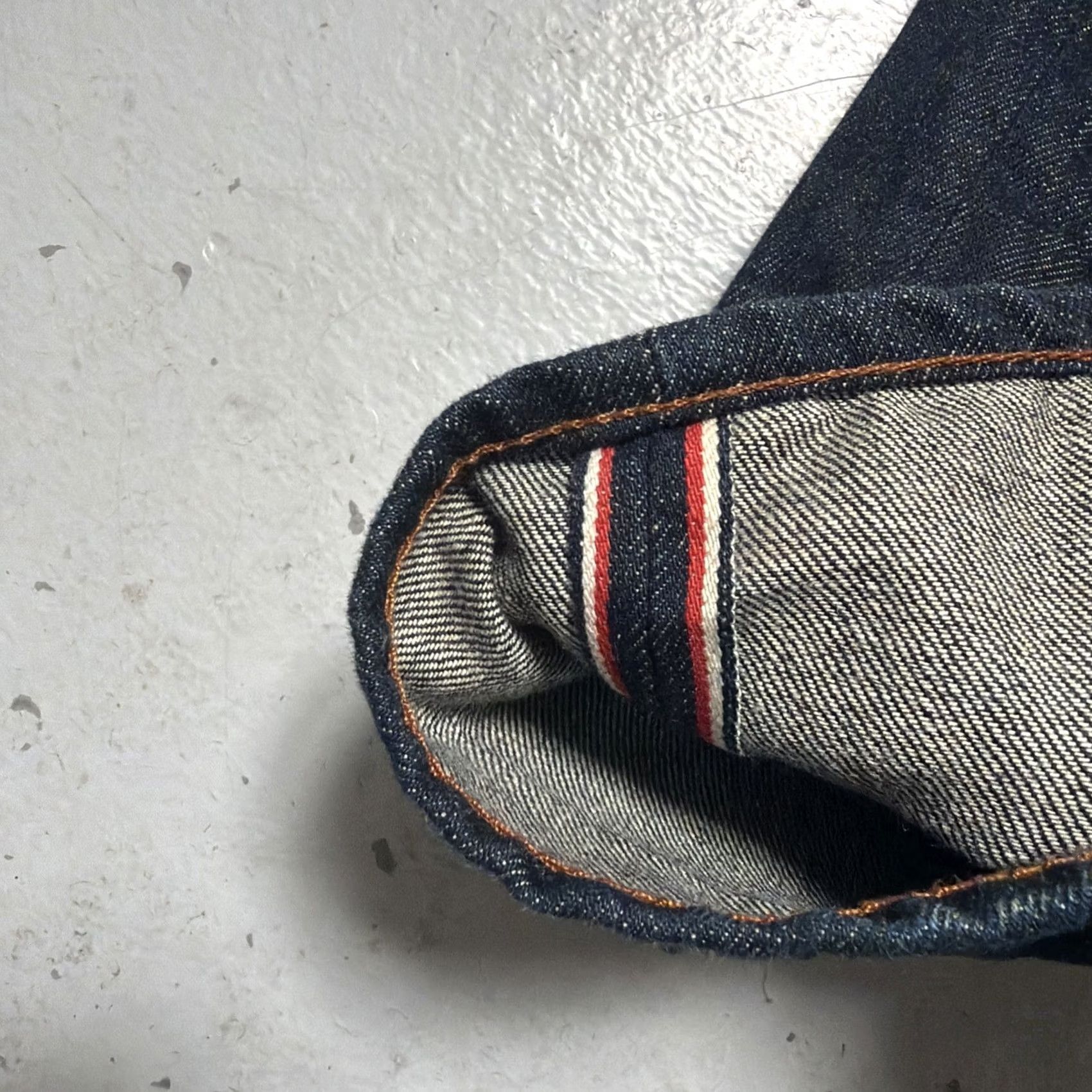 Railcar Fine Goods Railcar Fine Goods x Jiberish Selvedge Denim Dark Blue Jeans Made USA 30 Mens Jeans 30 Blue Indigo USA Collaboration Workwear Heritage 90s Style Size US 30 / EU 46 - 3 Thumbnail