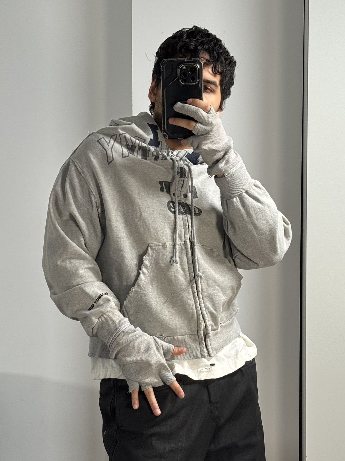 PROJECT G/R Project G/R Limited Edition Zygon Melange Grey Zip Hoodie Size US M / EU 48-50 / 2 - 10 Thumbnail