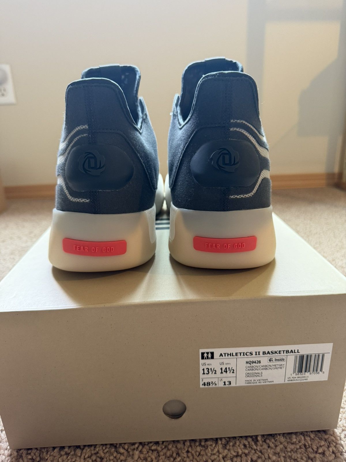 Adidas × Fear of God Fear of God Basketball 2’s. Size 13.5 Size US 13 / EU 46 - 5 Thumbnail