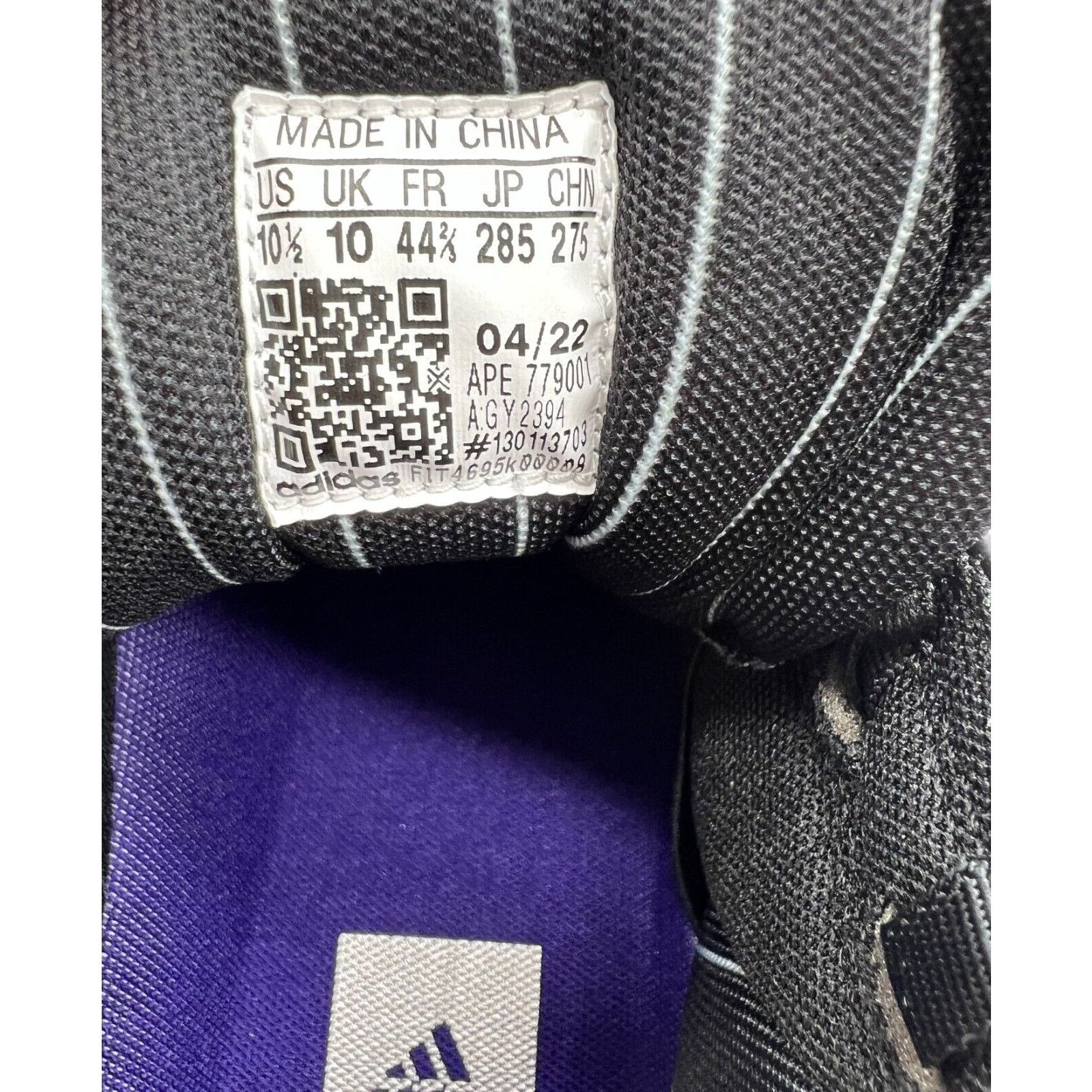 Adidas Adidas TMAC 3 Restomod Raptors Black Purple Men Size 10.5 Size US 10.5 / EU 43-44 - 3 Thumbnail
