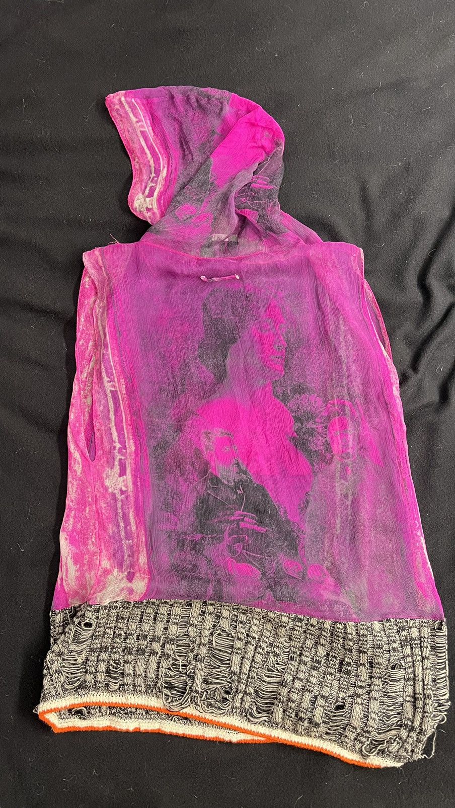 Jean Paul Gaultier Rare mesh top in silk Size M / US 6-8 / IT 42-44 - 2 Thumbnail