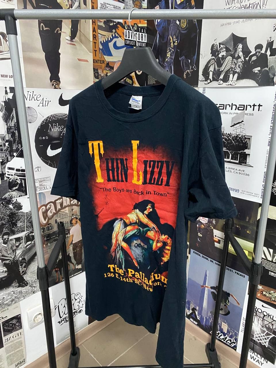 Vintage Vintage Thin Lizzy Boys Back in Town Naked Women Sex Tee | Grailed